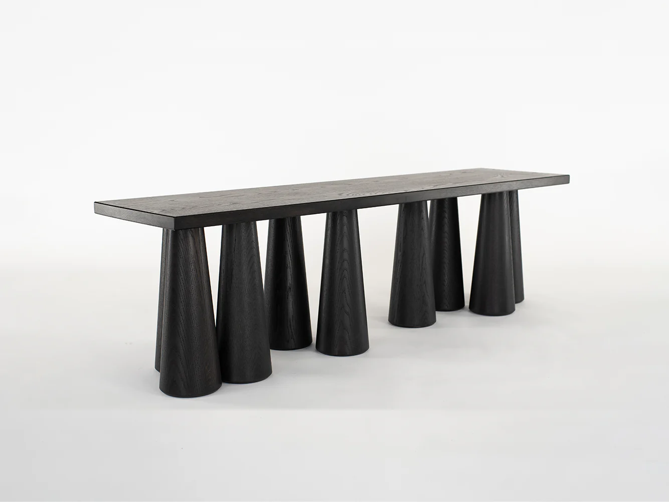 BEN & AJA BLANC PILLAR BENCH L60" x W15" x H17.5" - Image 4