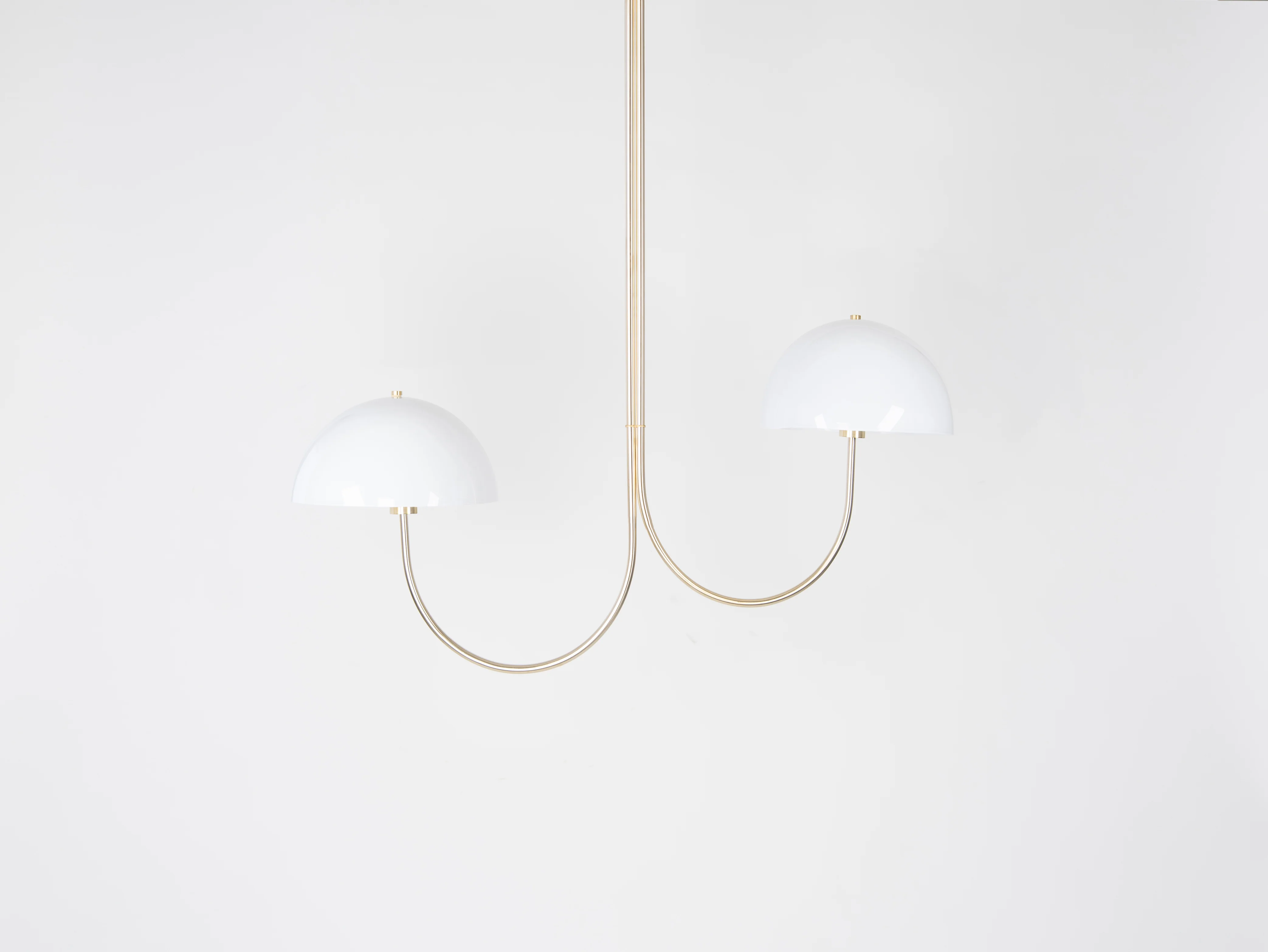 BEN & AJA BLANC WILLA CHANDELIER 2 LIGHT L29” x W9” x H17”