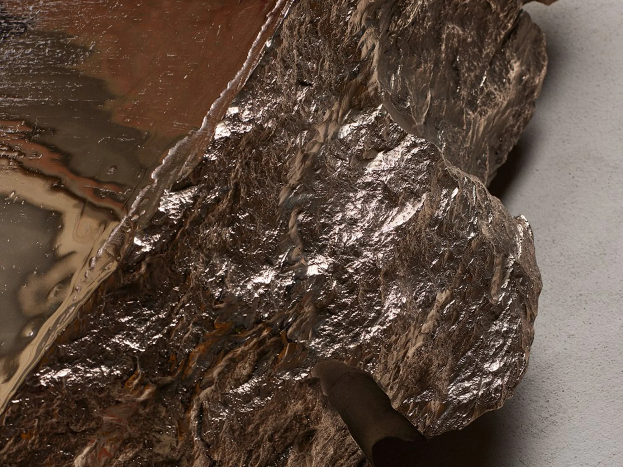 BEN STORMS BRONZE CAST MARBLE WALL PIECE H39” x W38” x D9” - Image 3