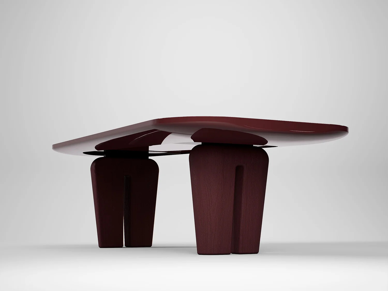 BOON_EDITIONS ATELIER PENDHAPA THE DINING TABLE H29.1" x L94.4" x D51.1" - Image 2