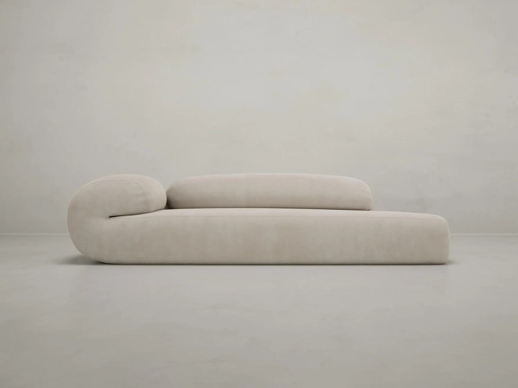 BOON_EDITIONS PIETER MAES STRATA MERIDIENNE SOFA H29.5" x L121" x D53" - Image 2