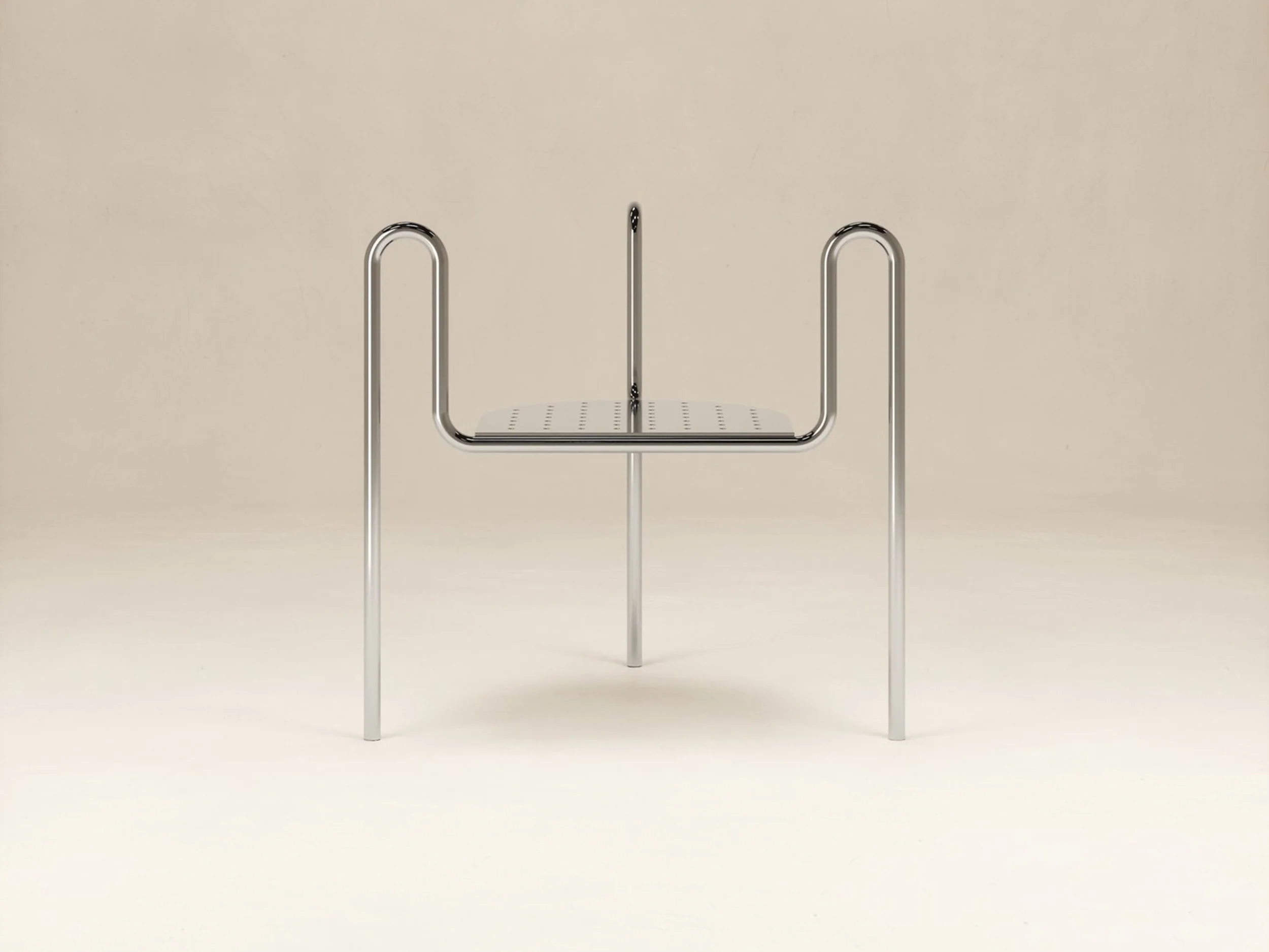 BOON_EDITIONS STEFANO GIACOMELLO LA CHAISE / METAL H29.9" x L31.2" x D23.4"