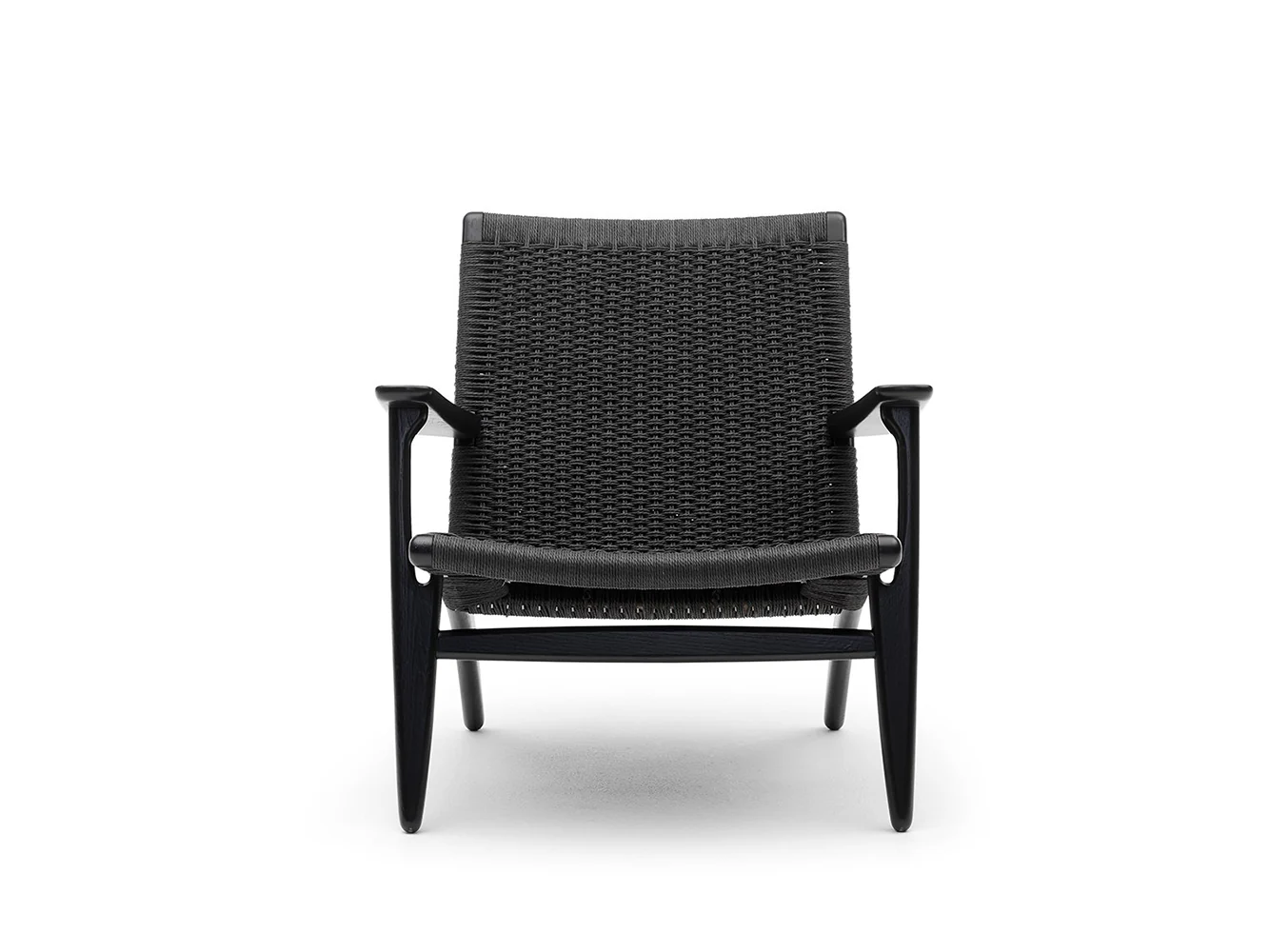 CARL HANSEN HANS J. WEGNER CH25 LOUNGE CHAIR H28.7" x W27.9" x D28.7" x SH13.7" - Image 3