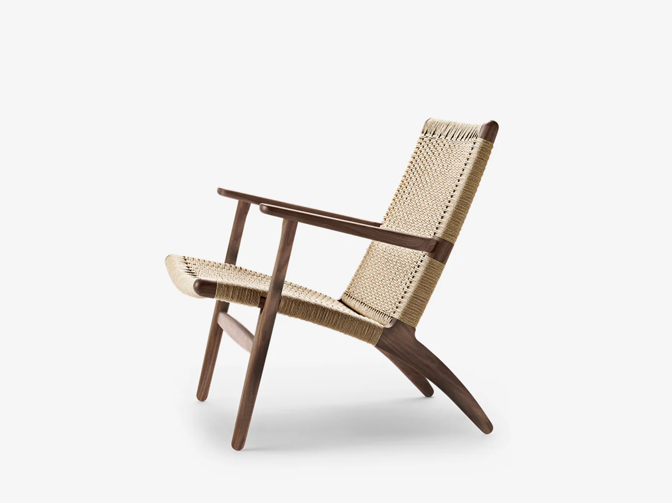 CARL HANSEN HANS J. WEGNER CH25 LOUNGE CHAIR H28.7" x W27.9" x D28.7" x SH13.7" - Image 4