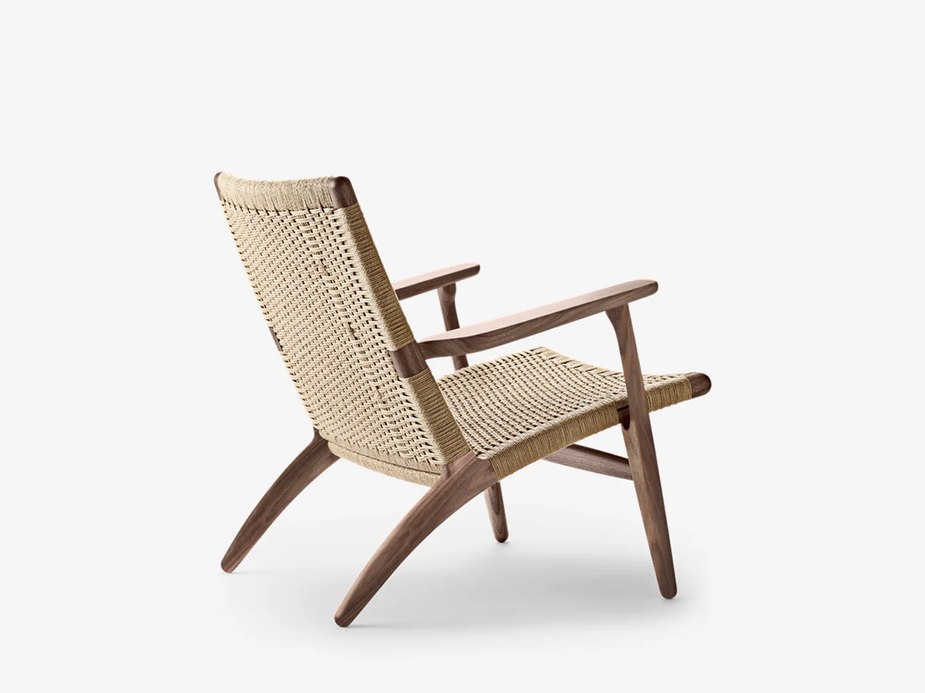 CARL HANSEN HANS J. WEGNER CH25 LOUNGE CHAIR H28.7" x W27.9" x D28.7" x SH13.7" - Image 5