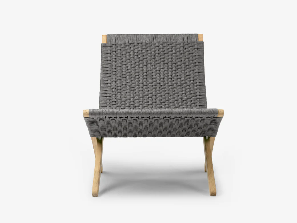 CARL HANSEN MORTEN GOTTLER MG501 OUTDOOR CUBA CHAIR L24" x W31" x H30" x SH15.4" - Image 3