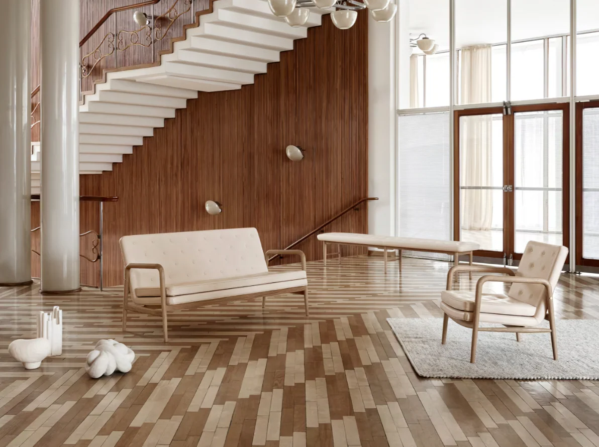 CARL HANSEN VLA75 FOYER BENCH W94" x D19" x H18" - Image 3