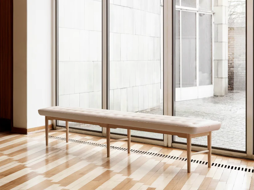 CARL HANSEN VLA75 FOYER BENCH W94" x D19" x H18" - Image 5