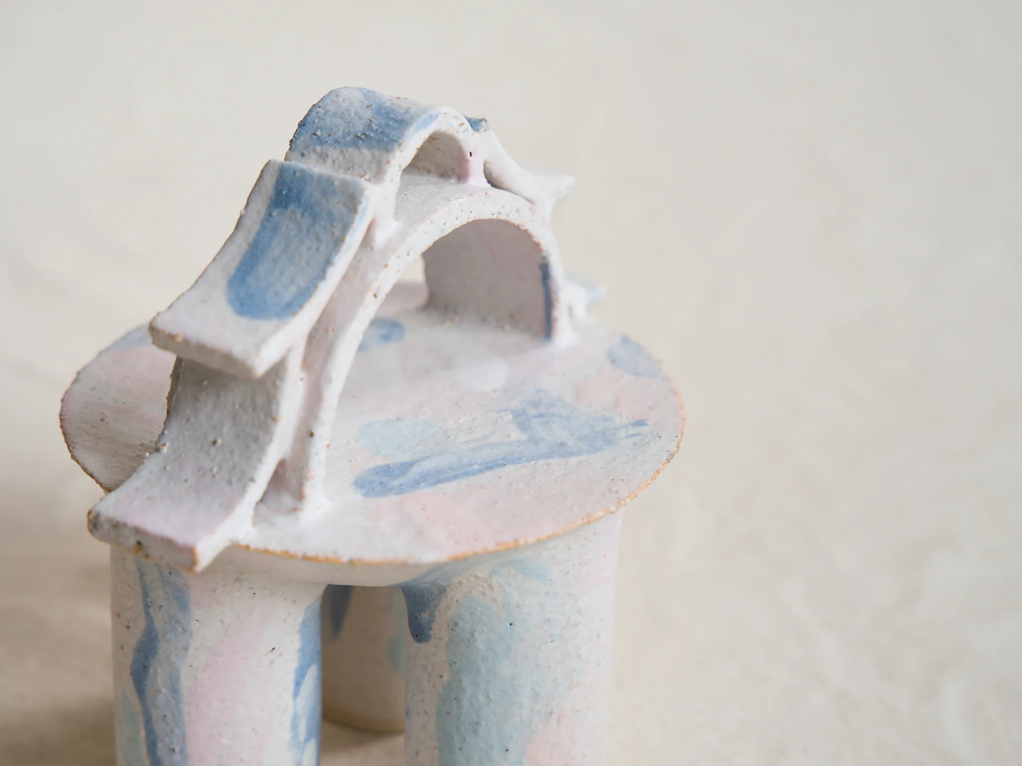 CATHERINE DIX PETIT TEMPLE SCULPTURE NO.13 H6" x Ø5" - Image 5