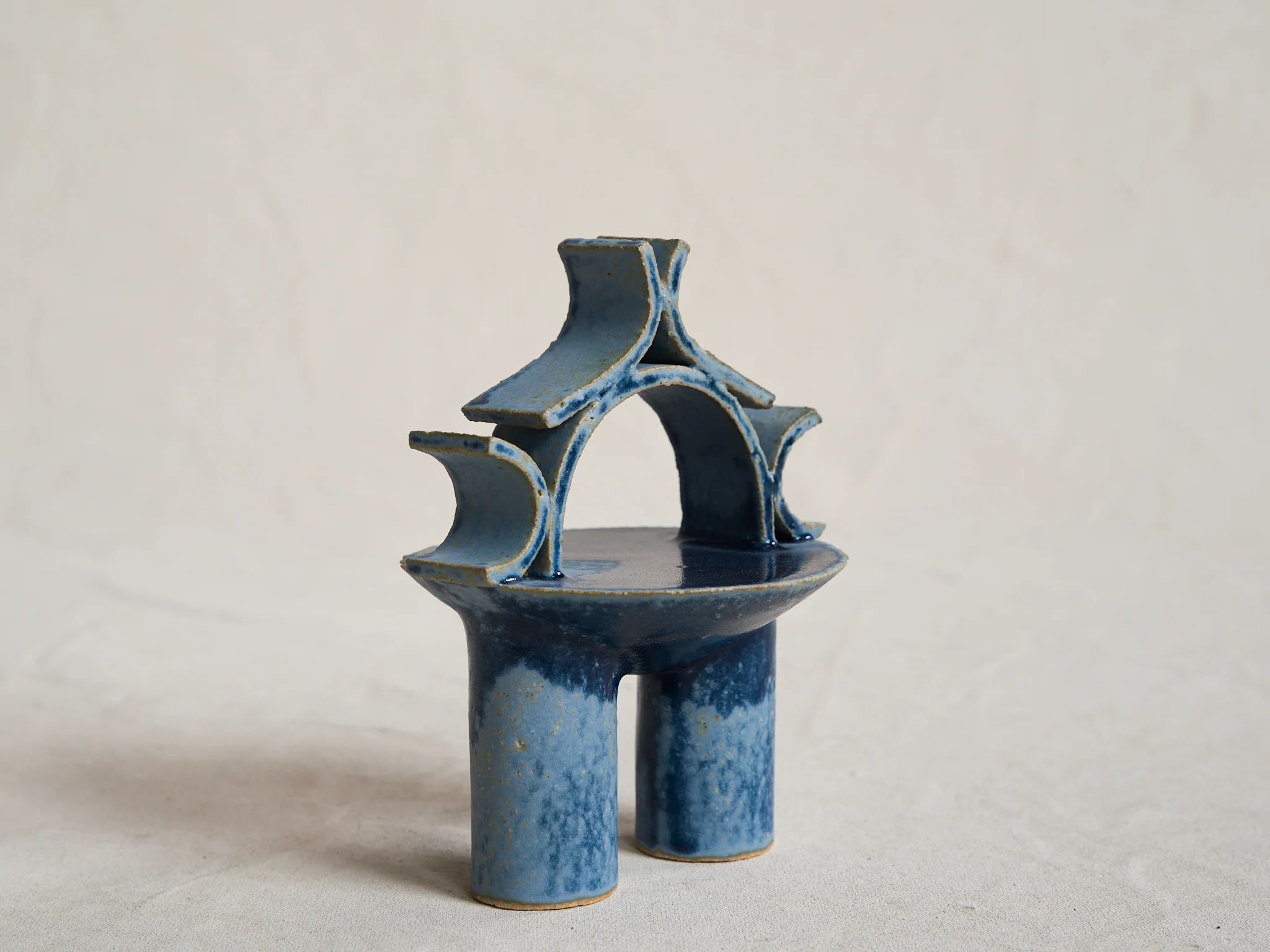 CATHERINE DIX PETITE ARCHITECTURE SCULPTURE NO.17 H7.3" x Ø5" - Image 2