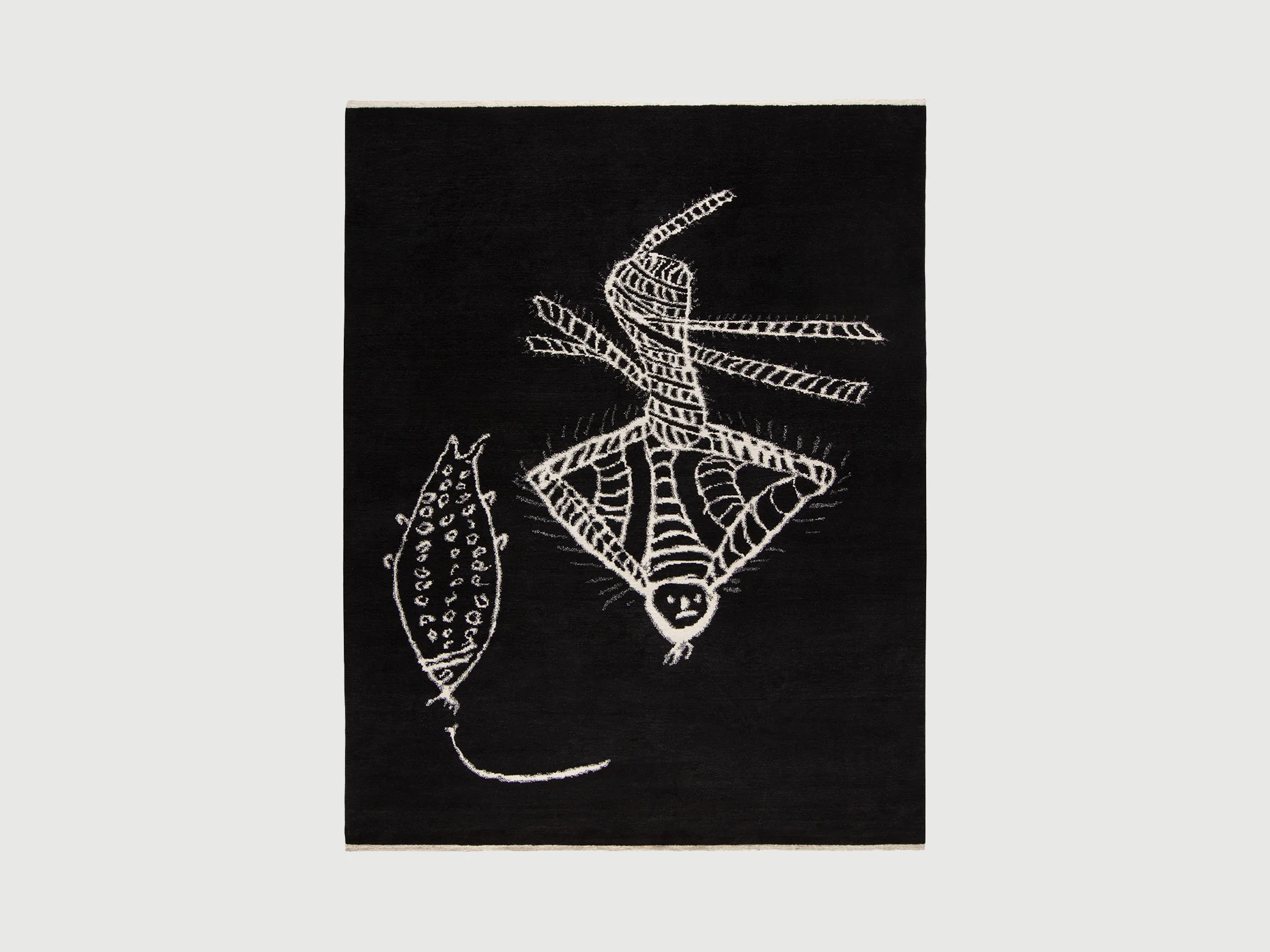 CC-TAPIS CHARLOTTE PERRIAND GRAFFITI RUG 7'5" x 9'8"