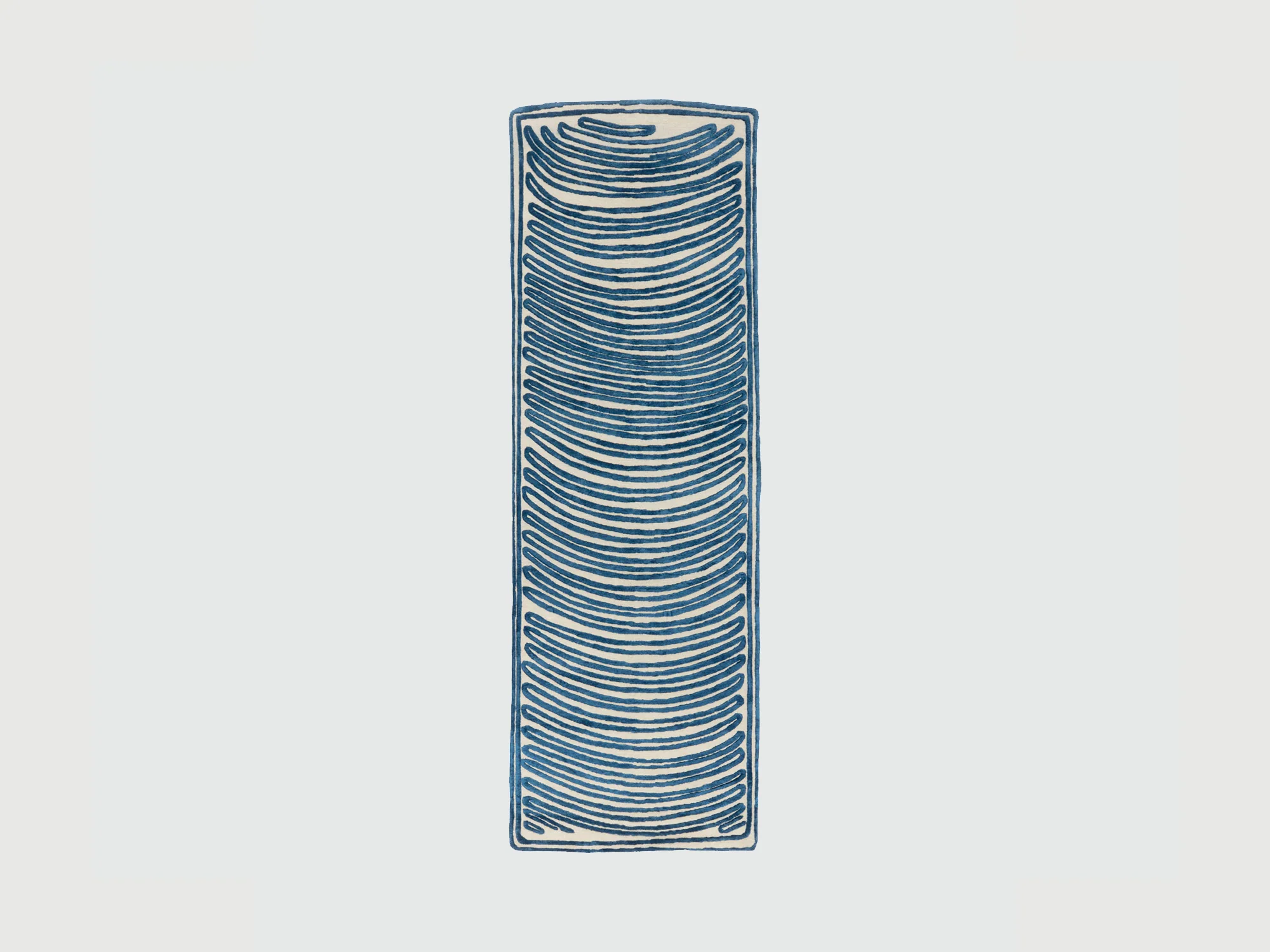 CC-TAPIS DAVID / NICOLAS NAÏF CRESCENT RUG 3'3" x 9'8" - Image 2