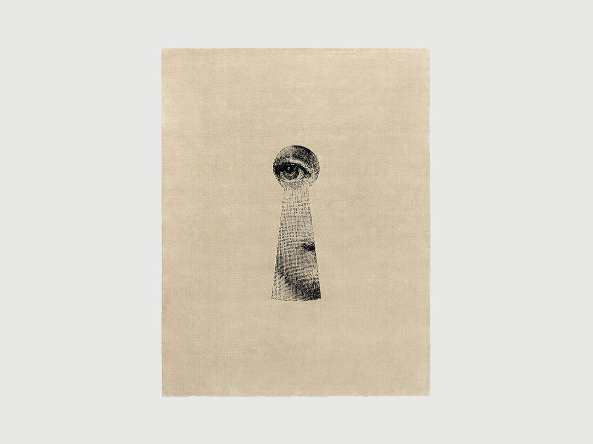 CC-TAPIS FORNASETTI SERRATURA RUG 7'5" x 9'8" - Image 2