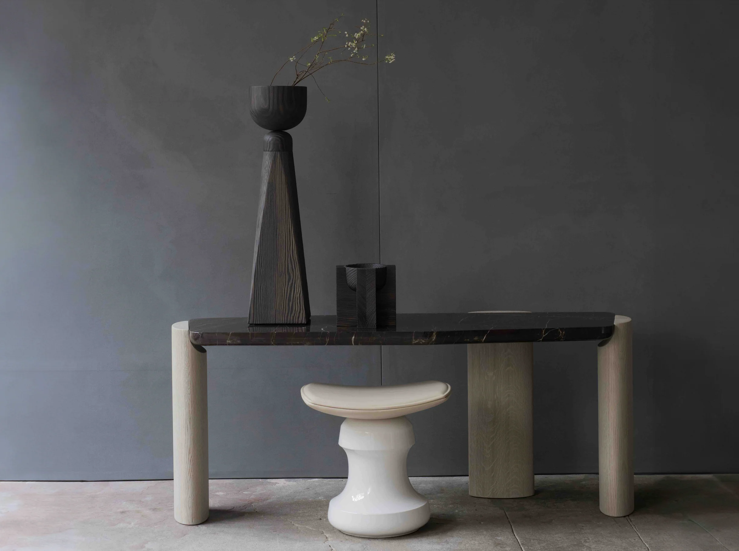 COLLECTION PARTICULIÈRE LOB CONSOLE TABLE L61" x D19.5" x H25" - Image 5