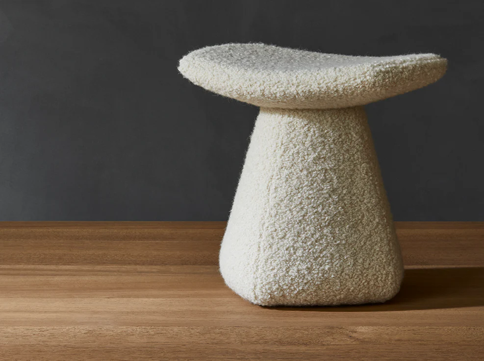 COLLECTION PARTICULIÈRE CHRISTOPHE DELCOURT DAM STOOL L19.3" x D15.4" x H17.7" x SH16.7" - Image 4