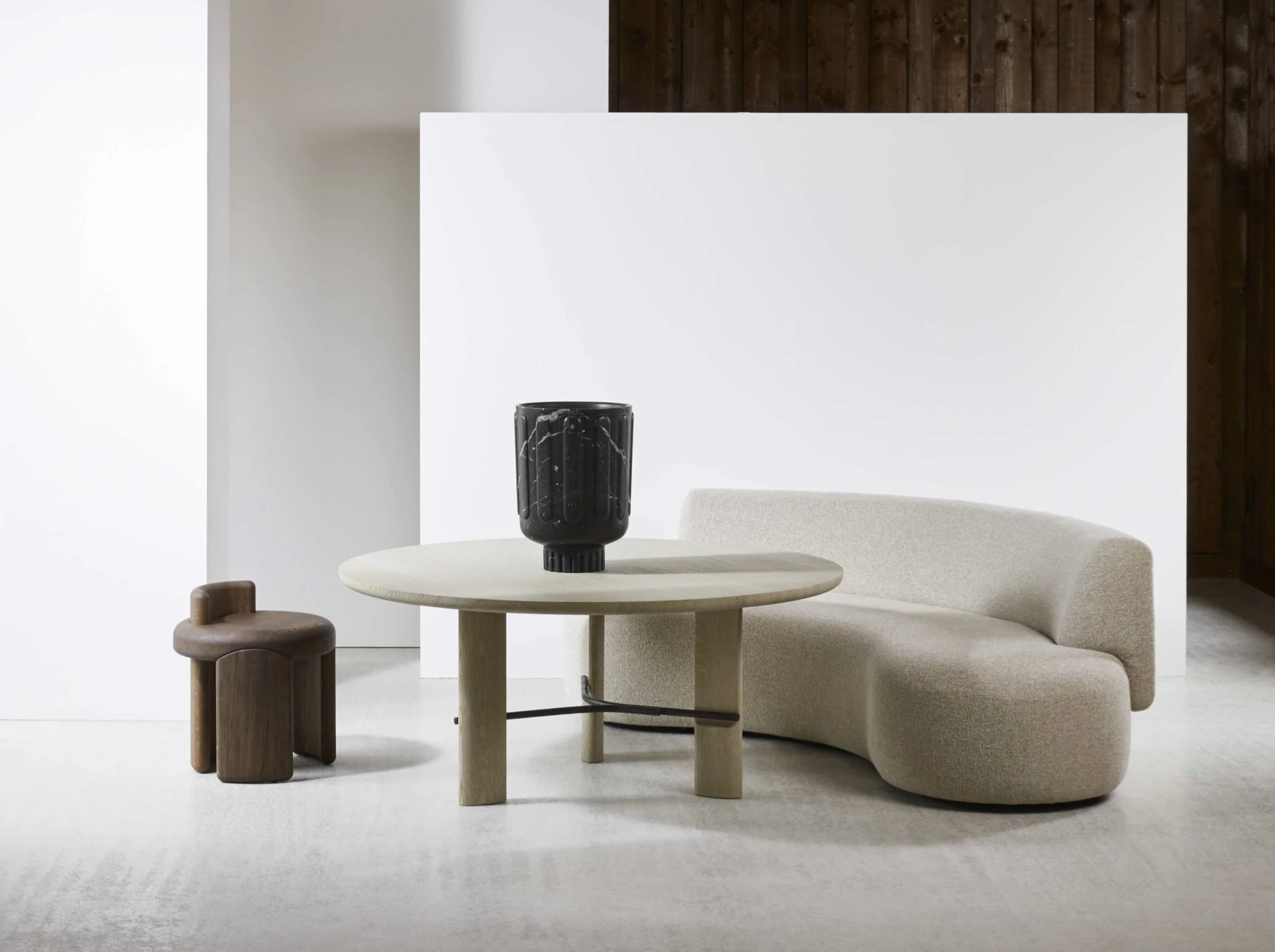 COLLECTION PARTICULIÈRE LEK BANQUETTE CURVED SOFA - Image 3