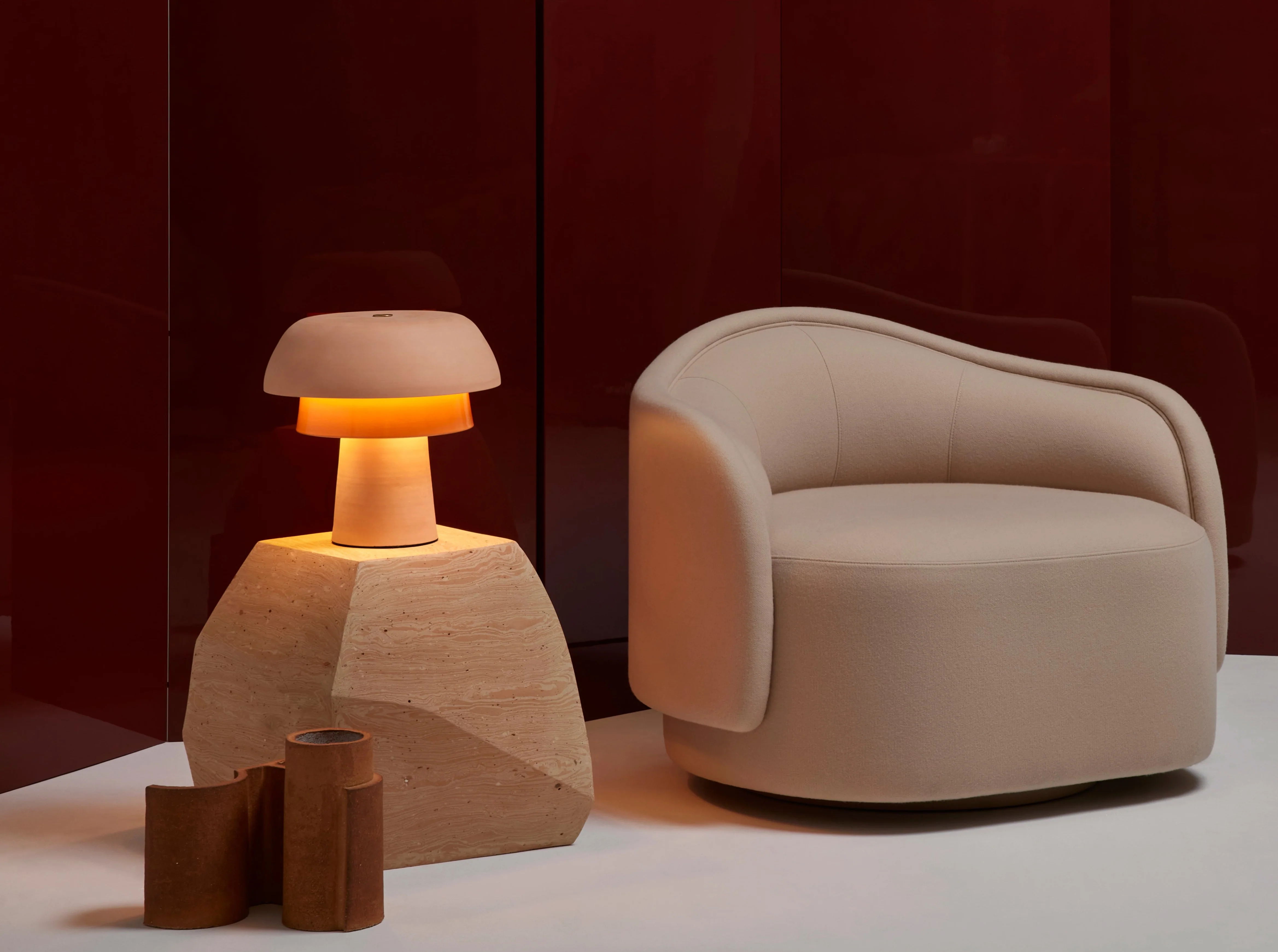 COLLECTION PARTICULIÈRE PIA ARMCHAIR W40.2" x D33.5" x H30.3" x SH17.3" - Image 3