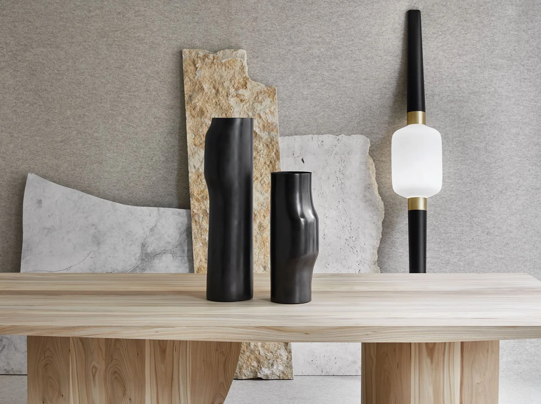COLLECTION PARTICULIERE DAN YEFFET B/LIGHT FLOOR LAMP H74" x Ø10.5" - Image 2