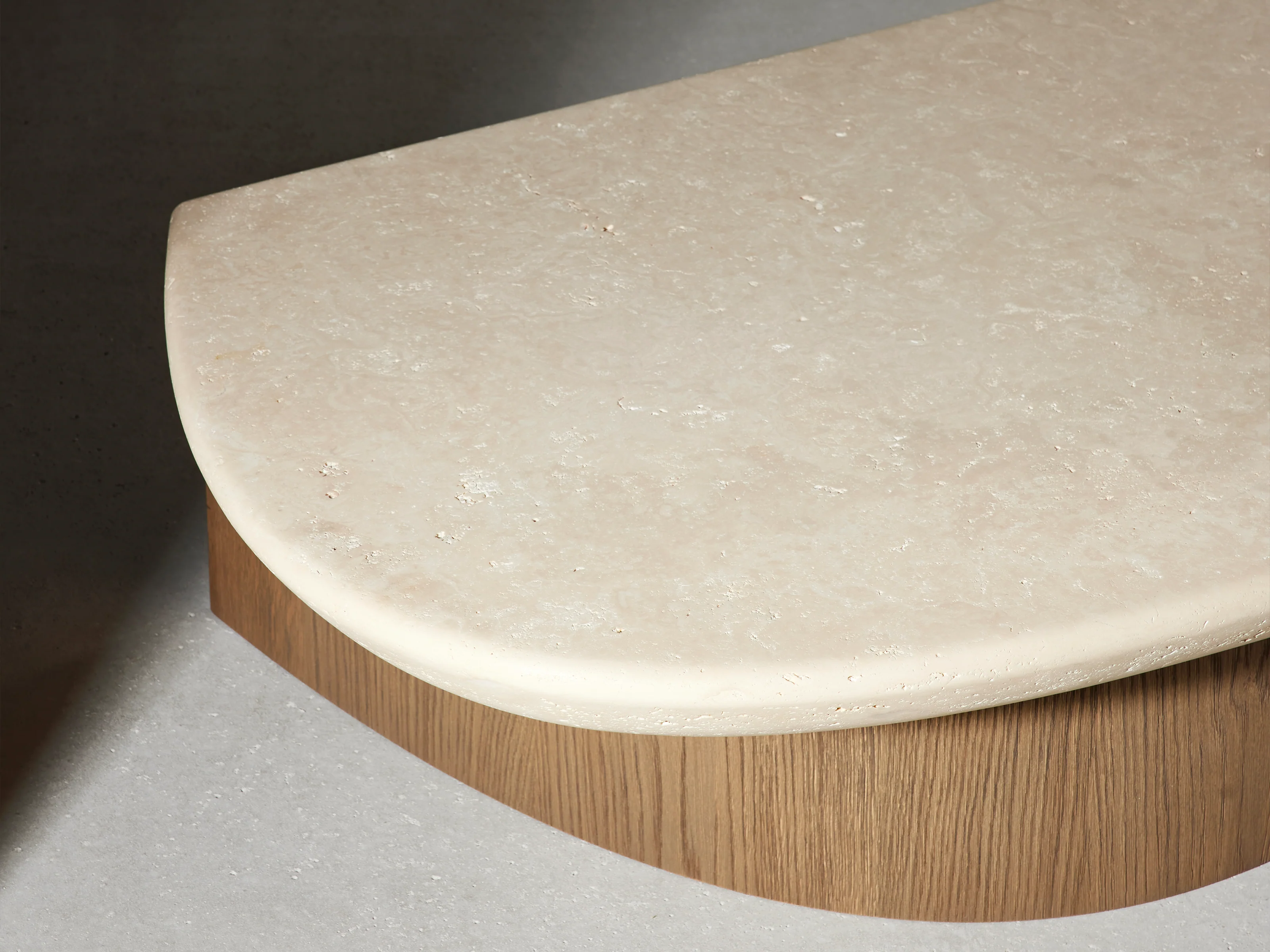 COLLECTION PARTICULIÈRE LADY R COFFEE TABLE / STONE + WOOD - Image 3