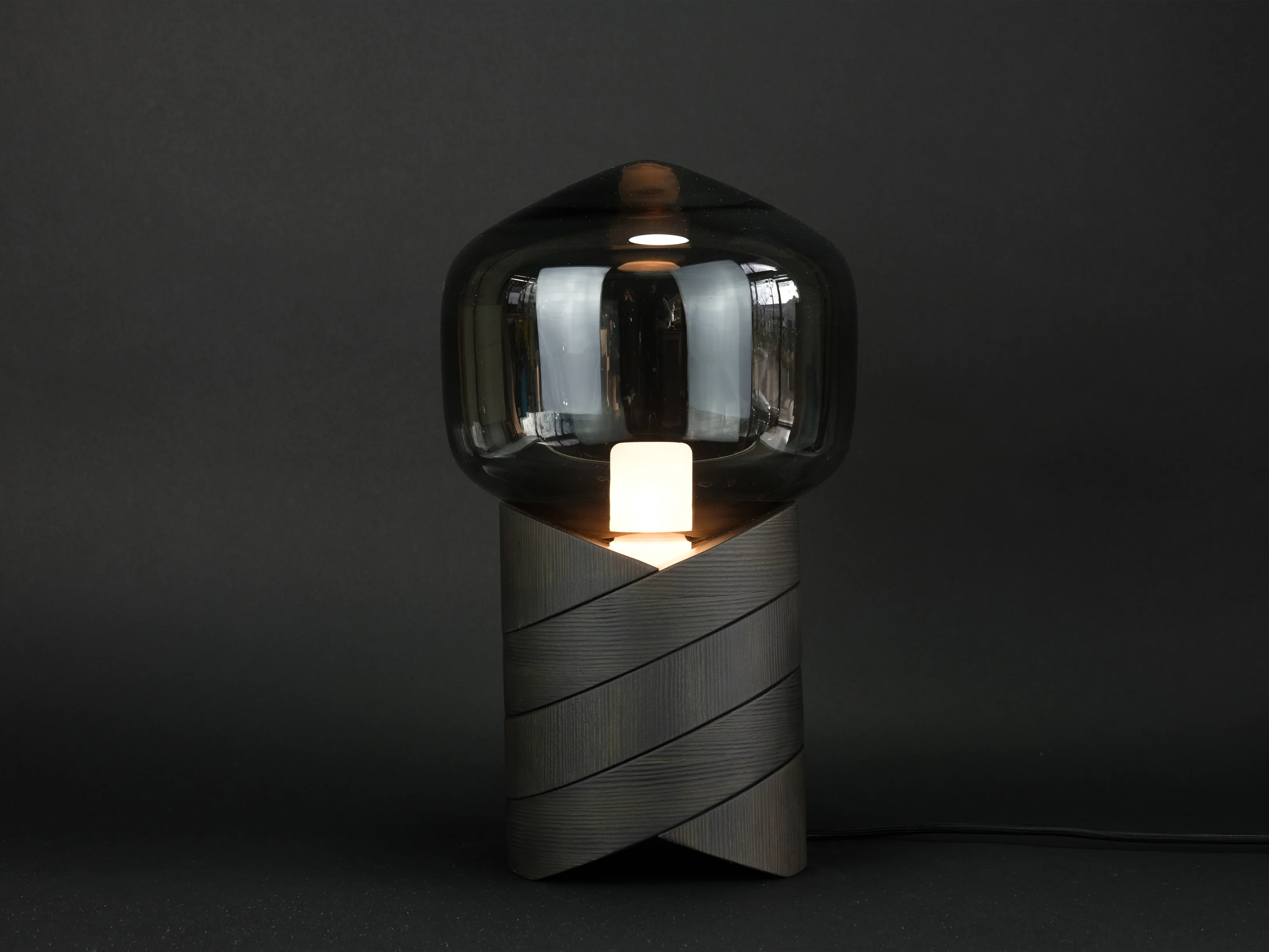 COLLECTION PARTICULIERE ROPE TABLE LAMP W10" x Ø7" x H17" - Image 3
