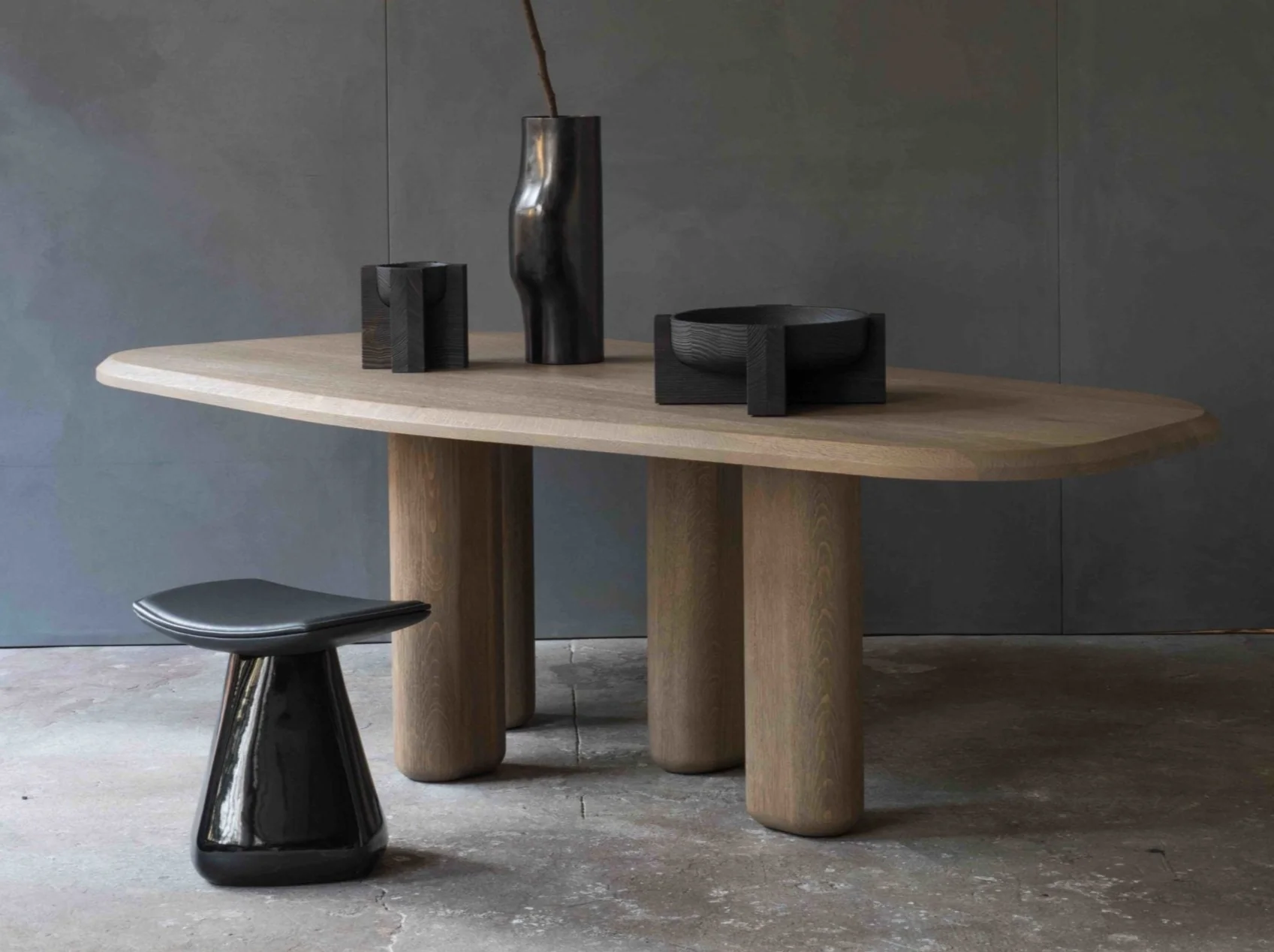 COLLECTION PARTICULIÈRE ROUGH DINING TABLE / WOOD - Image 2