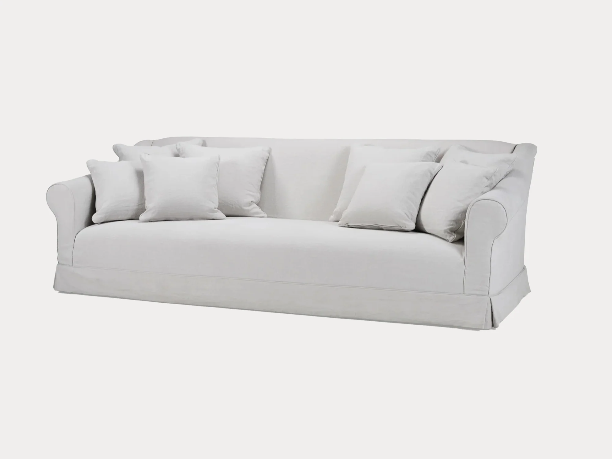 COLLETT & VICTOR BARBARA SOFA / SLIP COVERED
