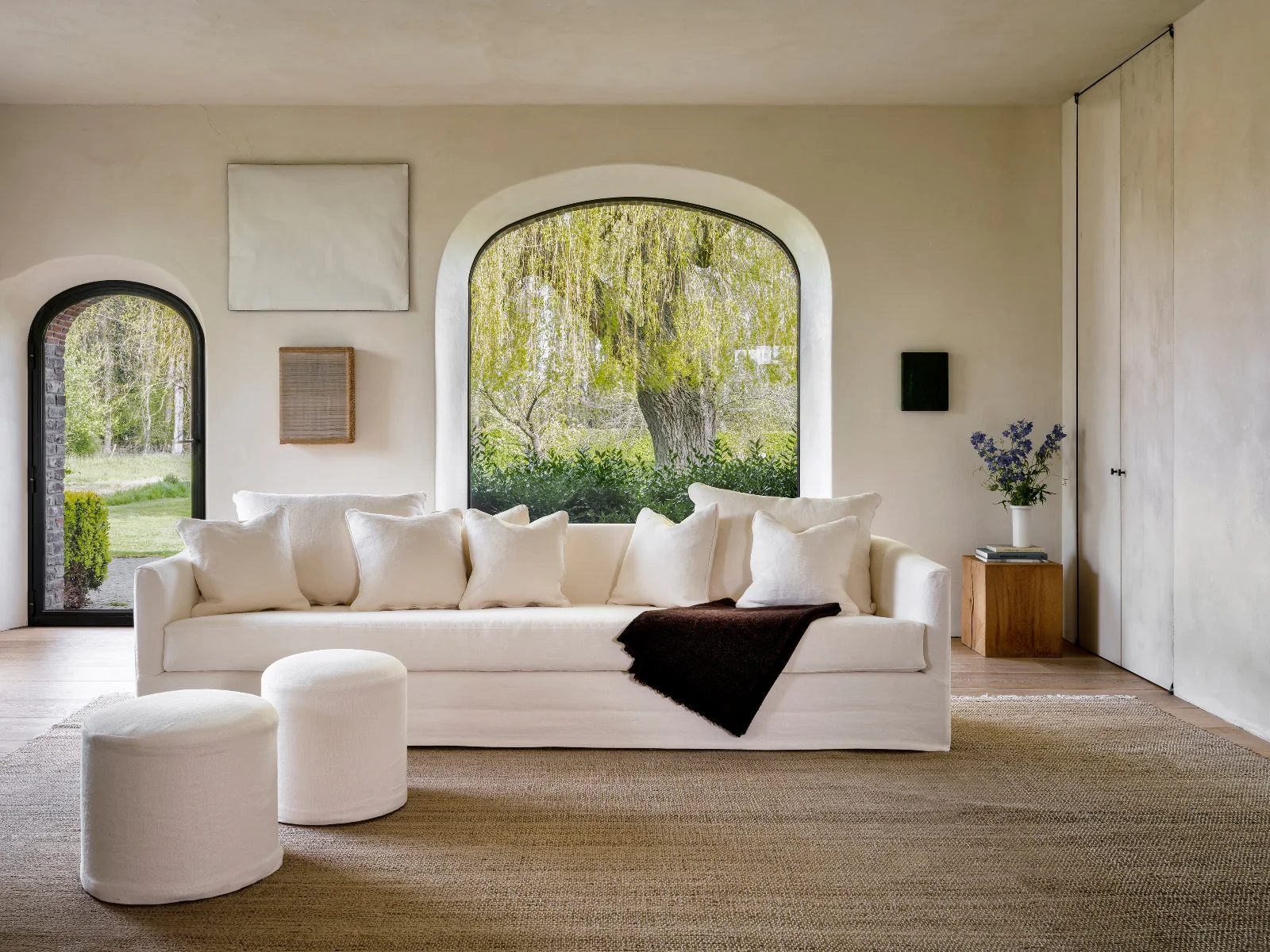 COLLETT & VICTOR FELIX SOFA / SLIP COVERED - Image 2