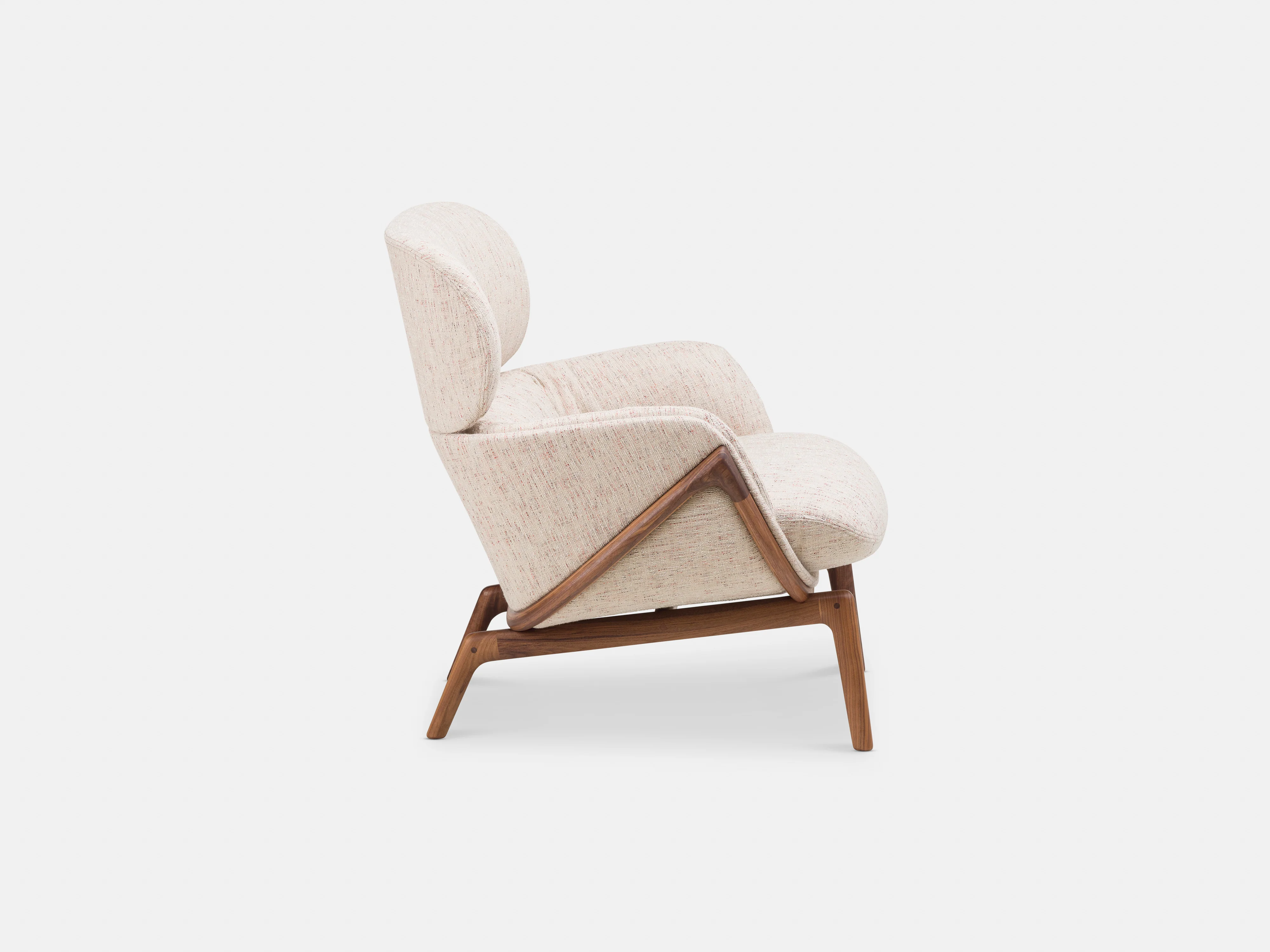 DE LA ESPADA LUCA NICHETTO ELYSIA LOUNGE CHAIR W32.5" x D33" x H34.5" x SH17.5" - Image 5