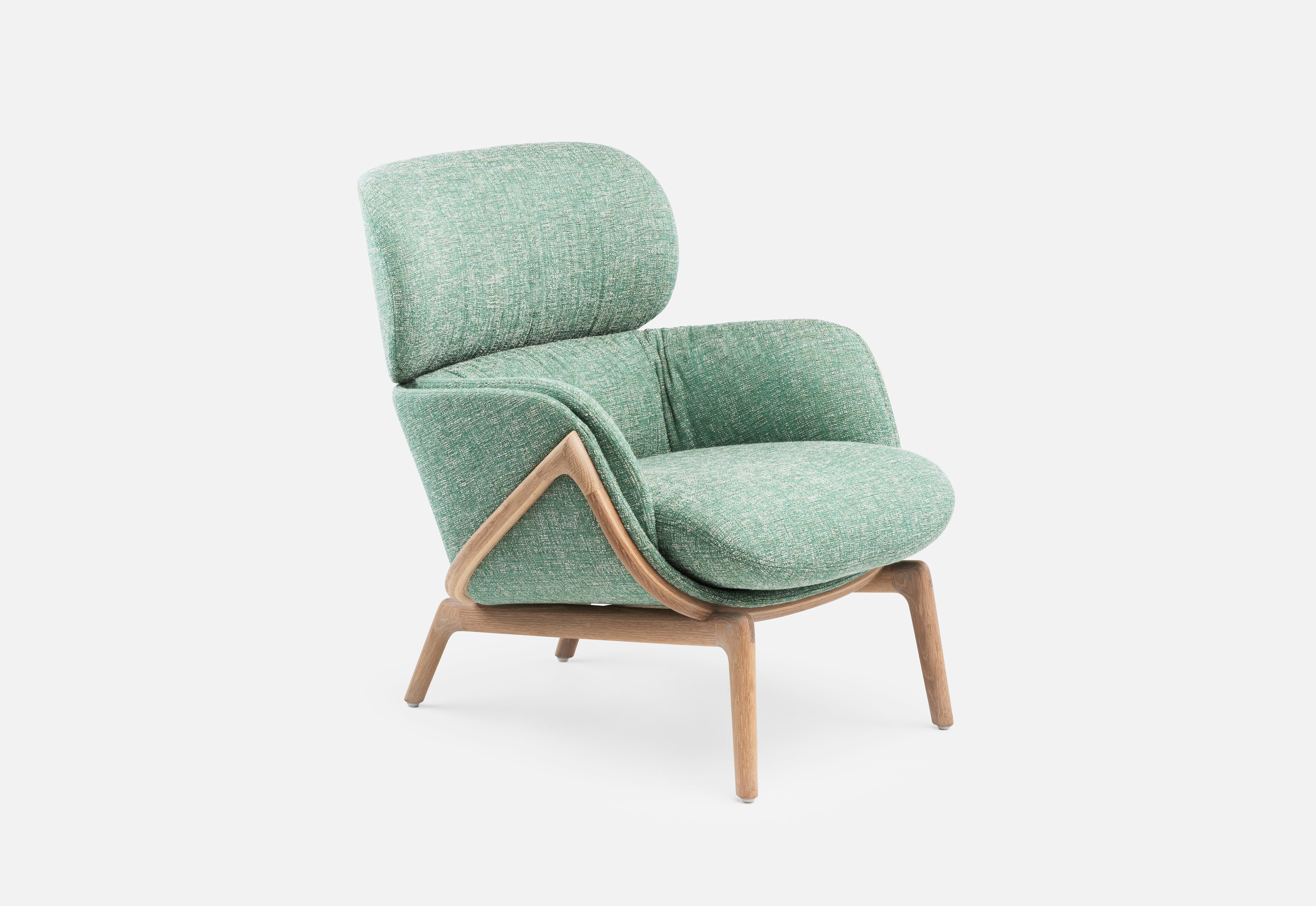 DE LA ESPADA LUCA NICHETTO ELYSIA LOUNGE CHAIR W32.5" x D33" x H34.5" x SH17.5" - Image 9
