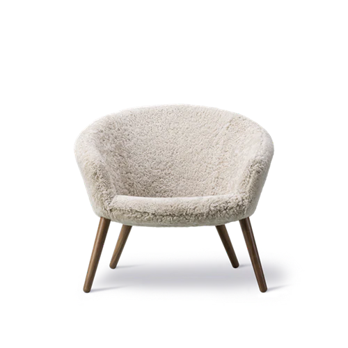 FREDERICIA DITZEL LOUNGE CHAIR SHEEPSKIN BY NANNA DITZEL - Image 2
