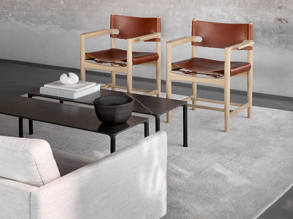 FREDERICIA SPANISH BORGE MOGENSEN DINING ARMCHAIR W25.39" x D18.9" x H33.27" x SH18.11" - Image 4