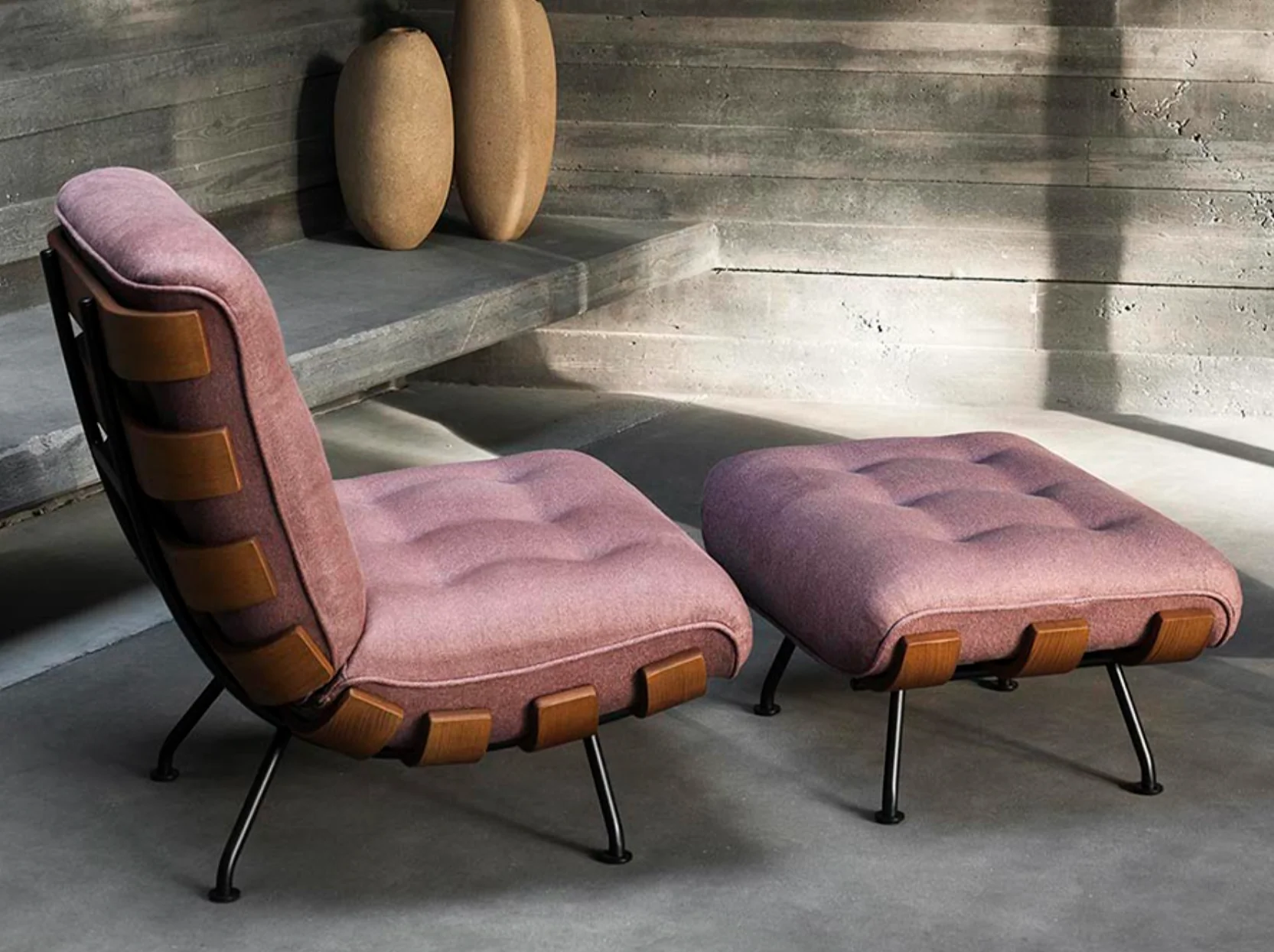 TACCHINI MARTIN EISLER COSTELA CHAIR L29" x D31.5" x H32.7" x SH15.7" - Image 4