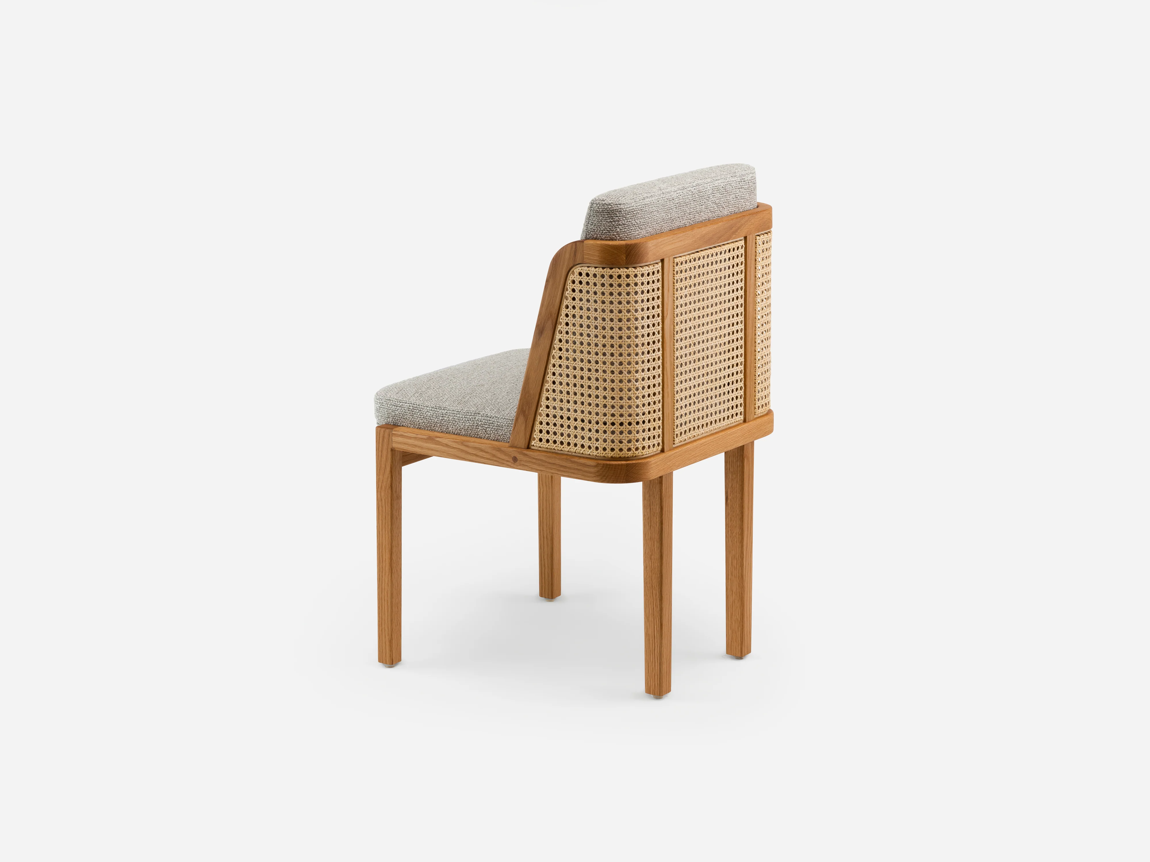 DE LA ESPADA AUTOBAN THRONE DINING CHAIR / RATTAN W19" x D21" x H30” - Image 4