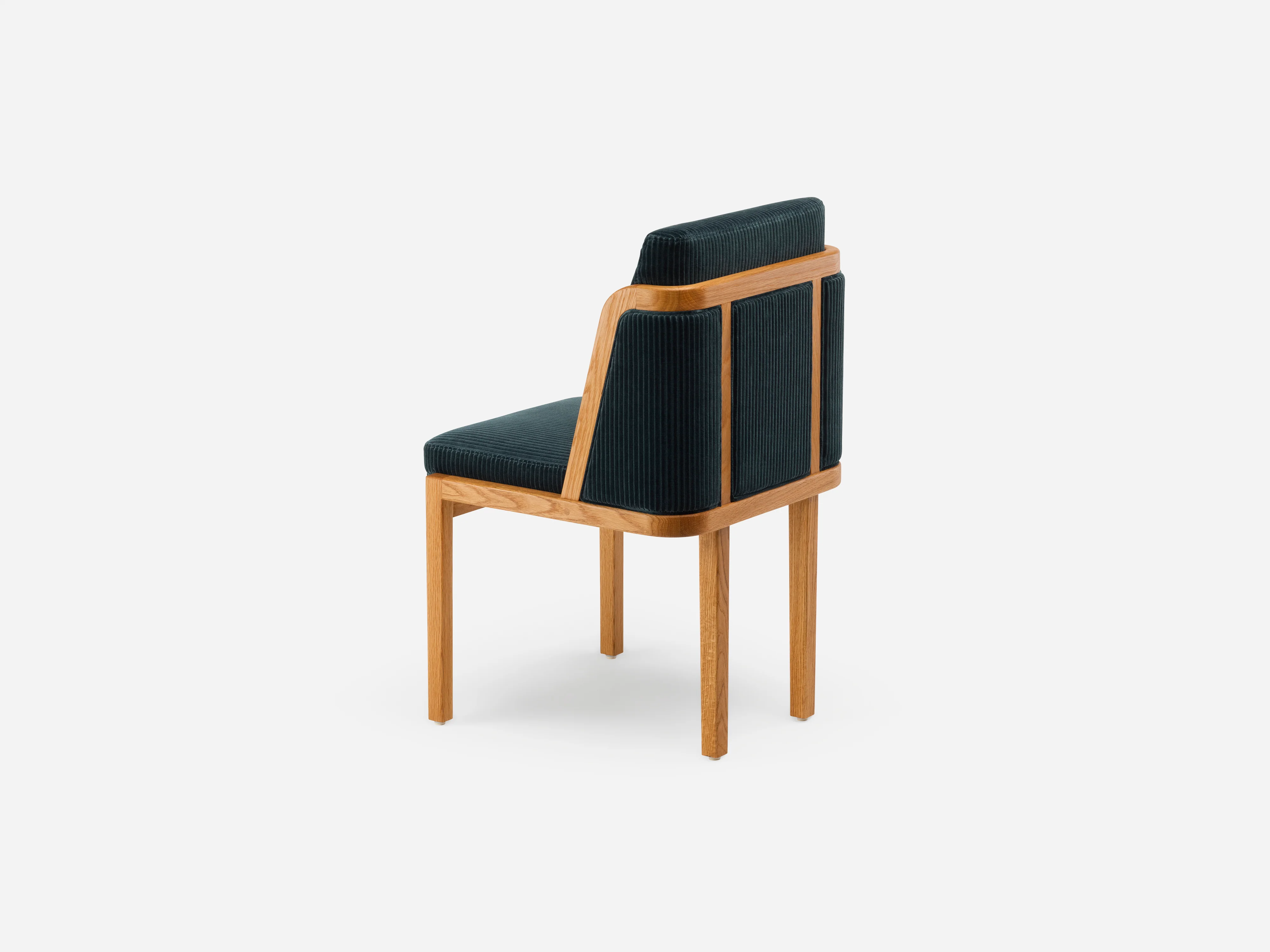 DE LA ESPADA AUTOBAN THRONE DINING CHAIR / UPHOLSTERED W19" x D21" x H30” - Image 2