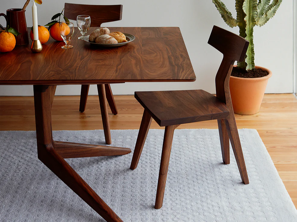 DE LA ESPADA MATTHEW HILTON FIN DINING CHAIR W18.5" x D21.5" x H30.5" x SH17" - Image 5