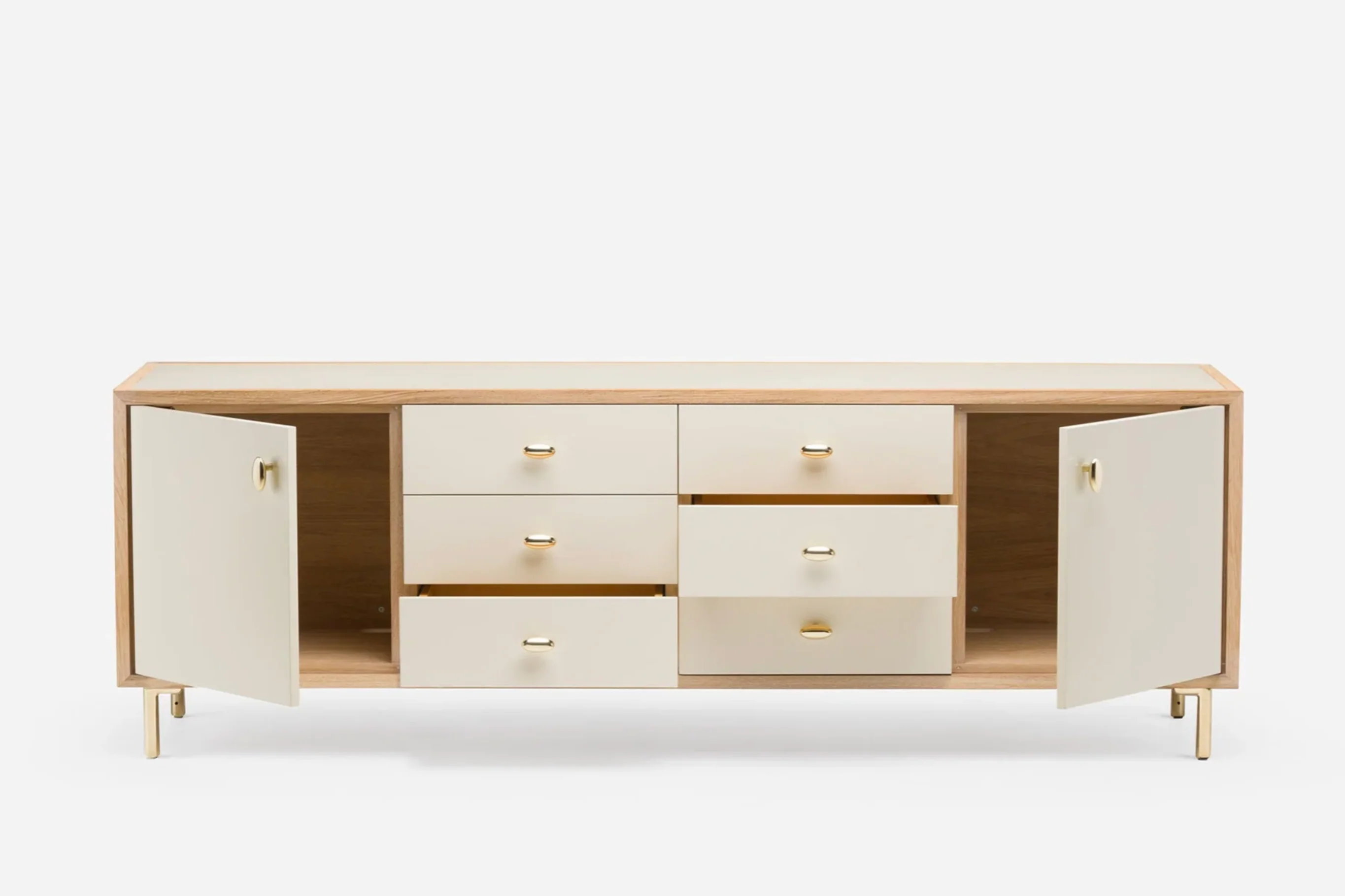 DE LA ESPADA JASON MILLER CLASSON SIDE BOARD 2-DOOR / 6 DRAWER L84" x D23.5" x H28” - Image 2
