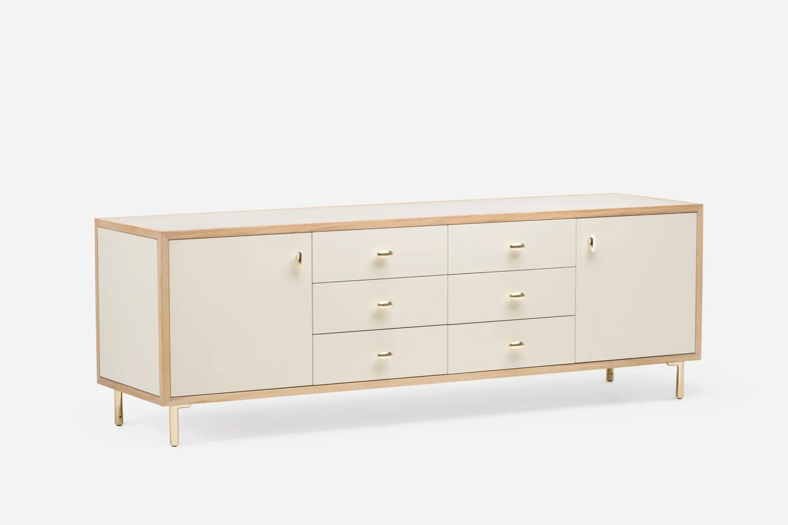 DE LA ESPADA JASON MILLER CLASSON SIDE BOARD 2-DOOR / 6 DRAWER L84" x D23.5" x H28” - Image 3