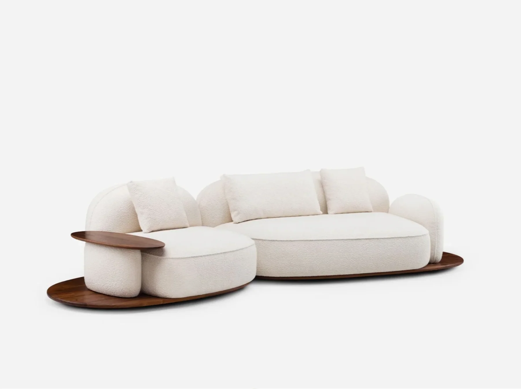 DE LA ESPADA LUCA NICHETTO GRACIOSA + FAIAL + MIGUEL SOFA W153" x D53" x H30.5“ x SH16.5” - Image 2