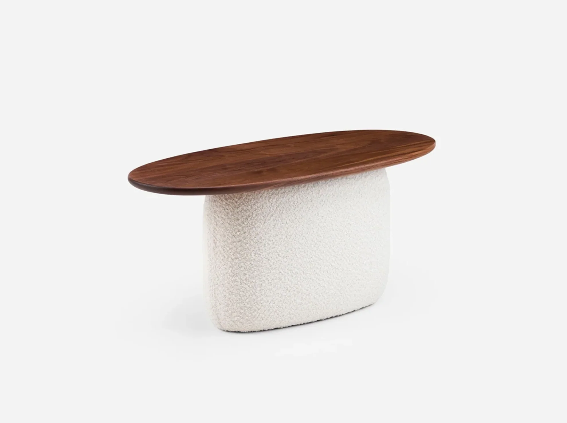 DE LA ESPADA LUCA NICHETTO GRACIOSA OVAL SIDE TABLE W35" x D15.75" x H15ā