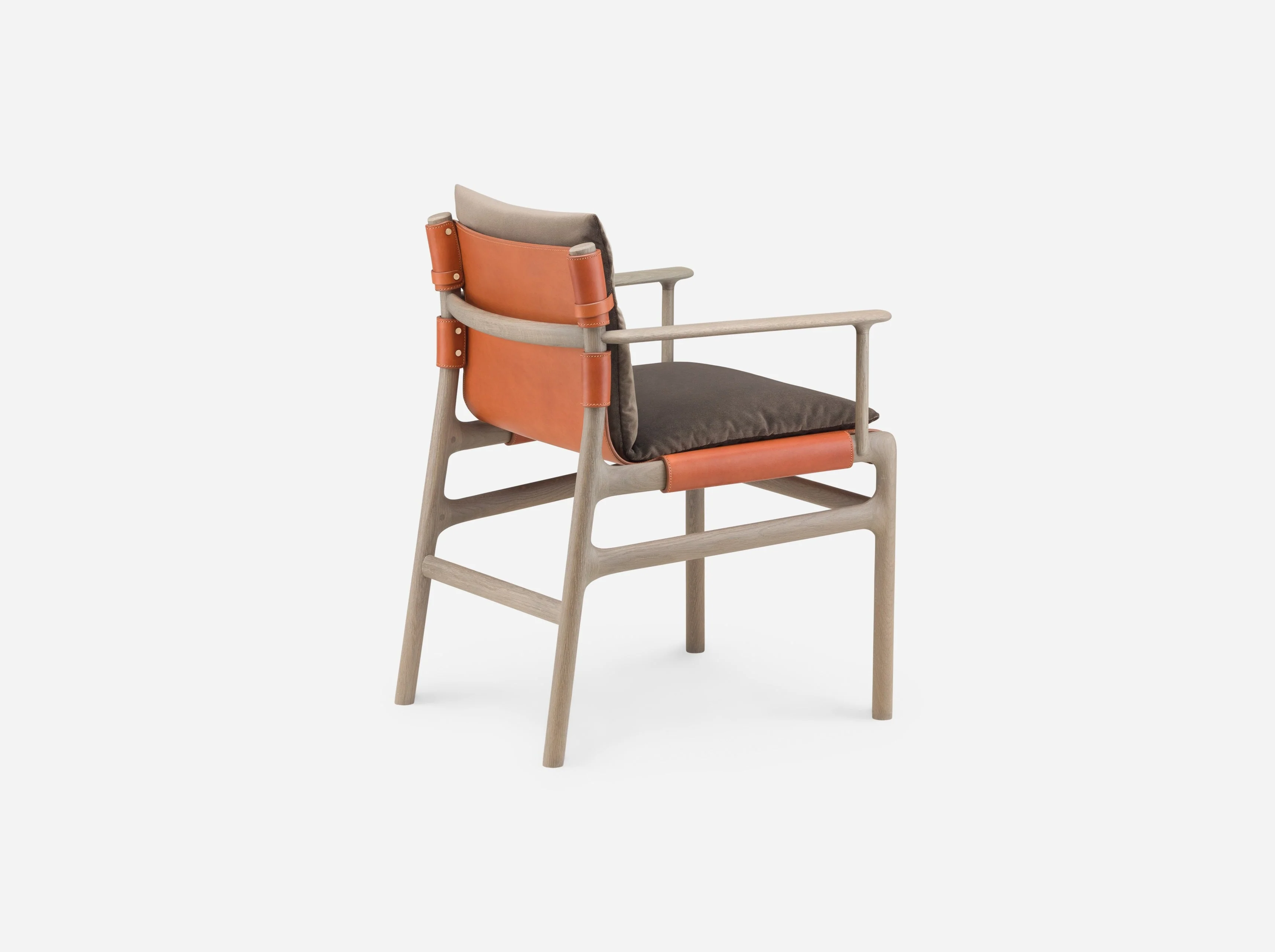 DE LA ESPADA LUCA NICHETTO SELA DINING ARMCHAIR W24" x D24.25" x H31” x SH18.3” - Image 2