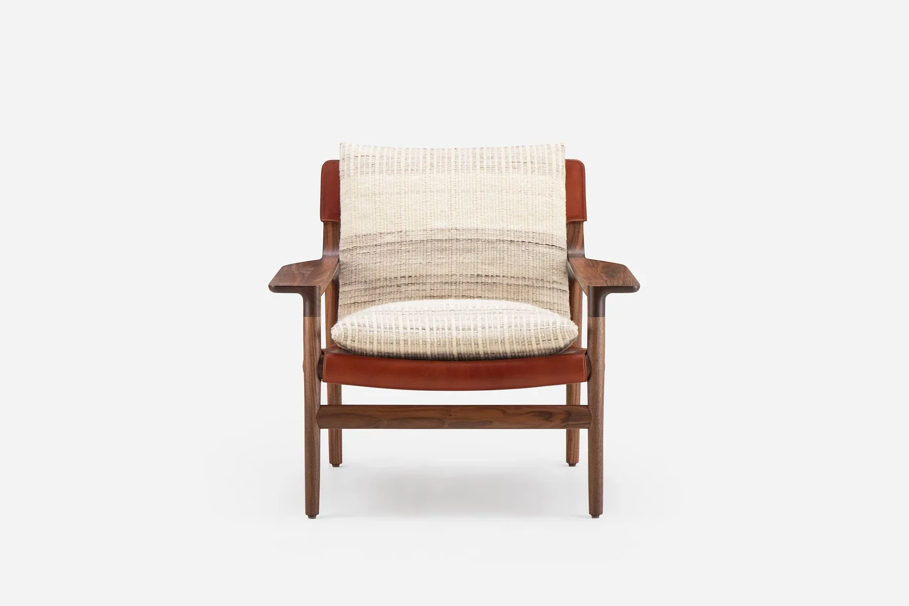 DE LA ESPADA LUCA NICHETTO SELA LOUNGE CHAIR MANTA LIDO / WIDE ARMS W33" x D28" x H30” x SH14.6” - Image 2