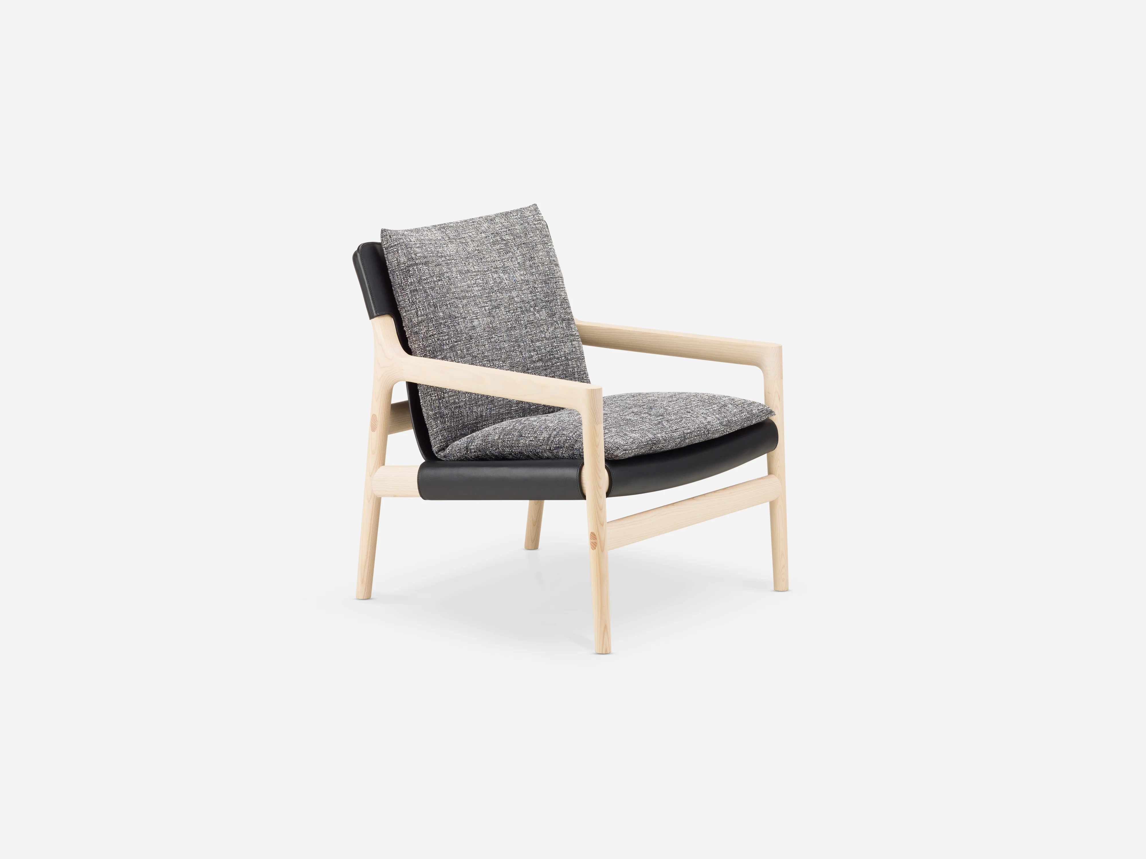 DE LA ESPADA LUCA NICHETTO SELA LOUNGE CHAIR / NARROW ARMS W26.6" x D28" x H30” x SH14.6” - Image 2