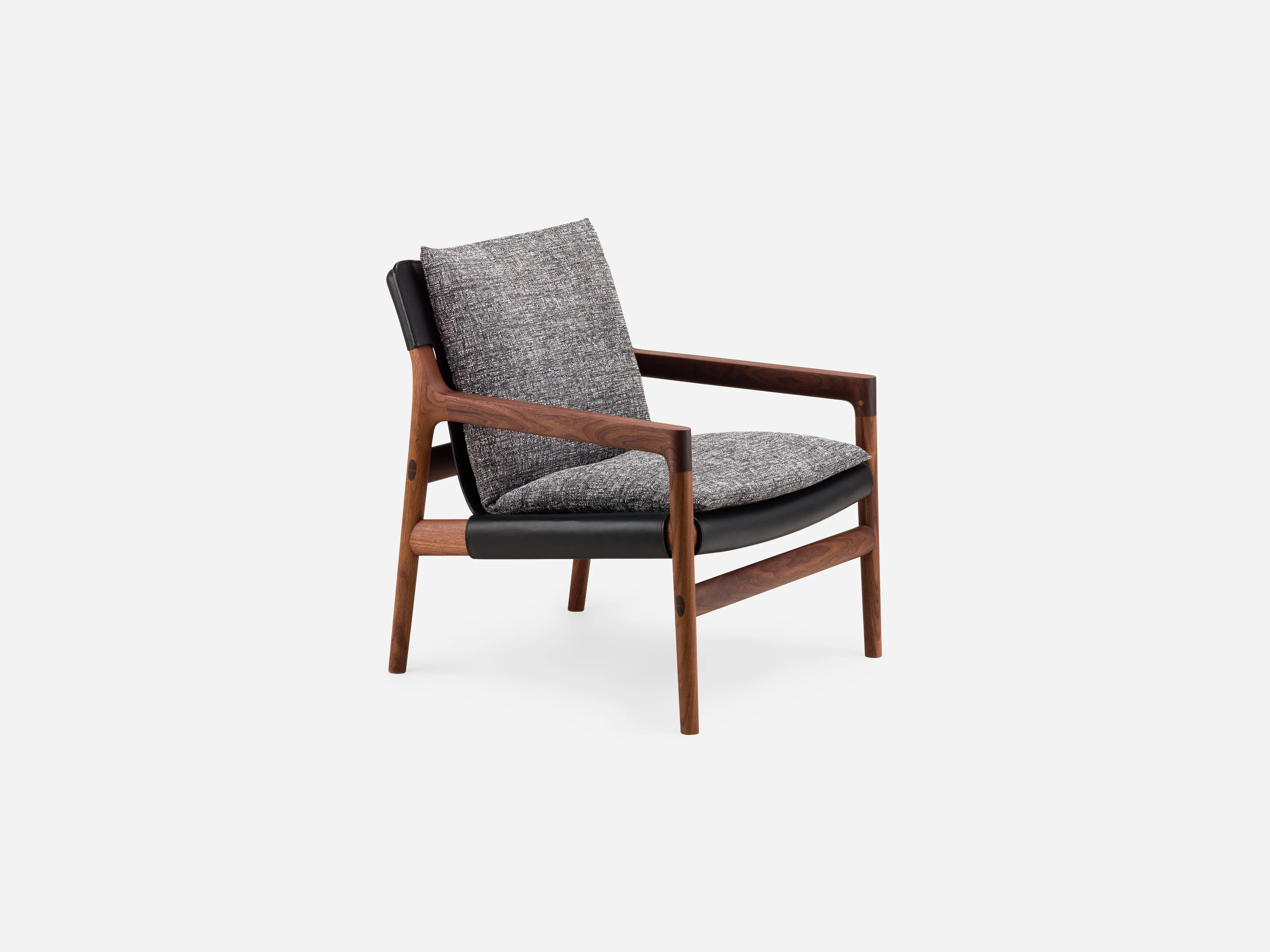 DE LA ESPADA LUCA NICHETTO SELA LOUNGE CHAIR / NARROW ARMS W26.6" x D28" x H30” x SH14.6” - Image 3
