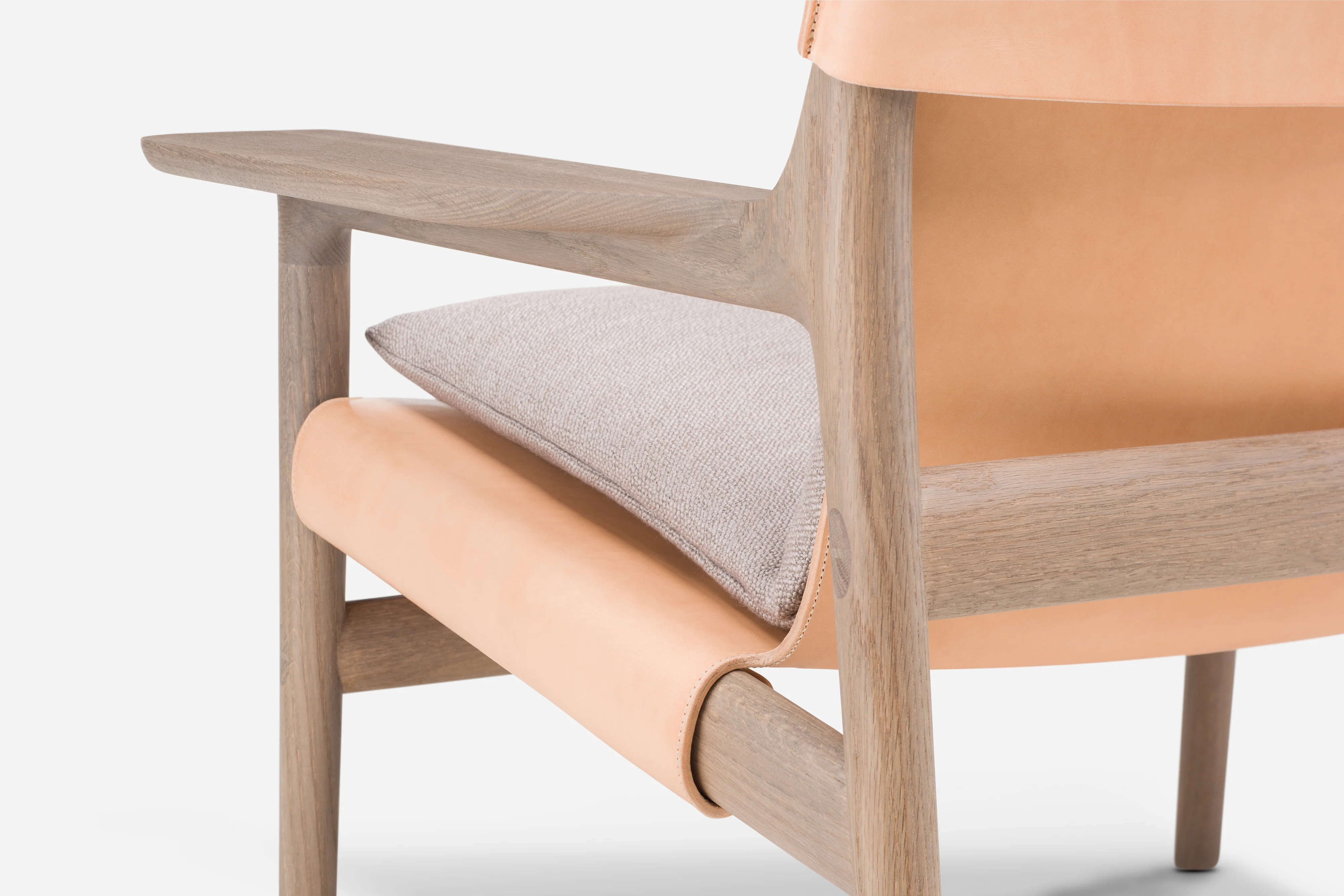 DE LA ESPADA LUCA NICHETTO SELA LOUNGE CHAIR / WIDE ARMS W33" x D28" x H30” x SH14.6” - Image 7