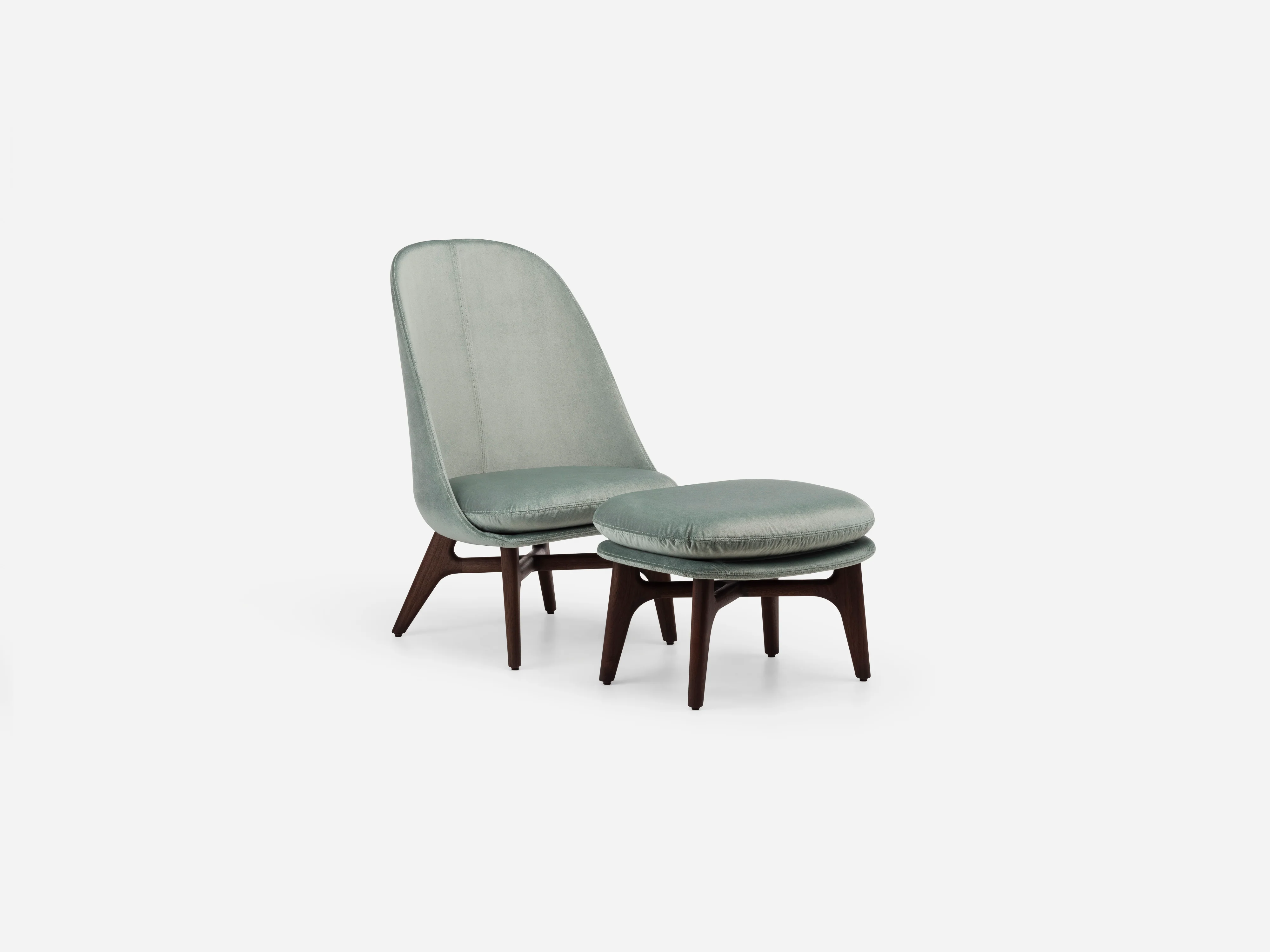 DE LA ESPADA NERI & HU SOLO OTTOMAN W24" x D19" x H17” - Image 3