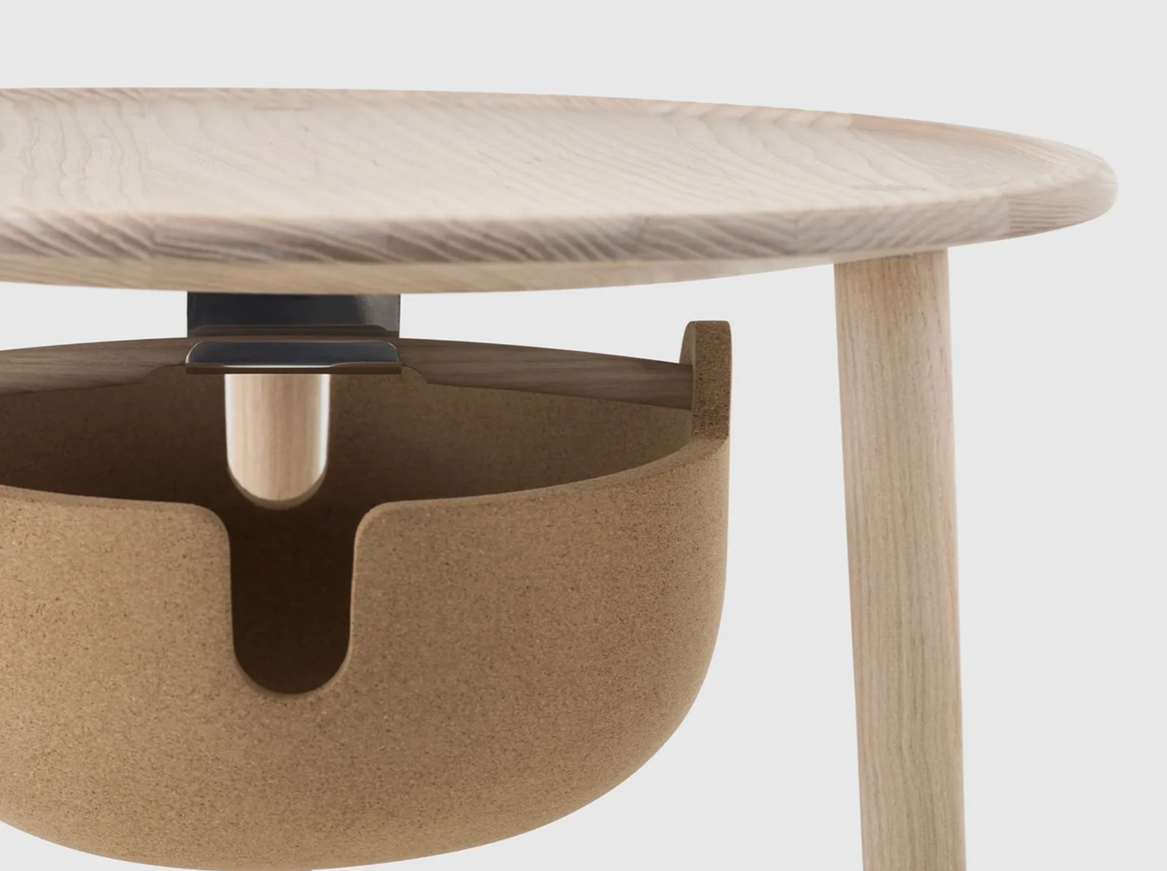 DE LA ESPADA STUDIOILSE COMPANIONS BEDSIDE TABLE Ø18" x H22” - Image 4