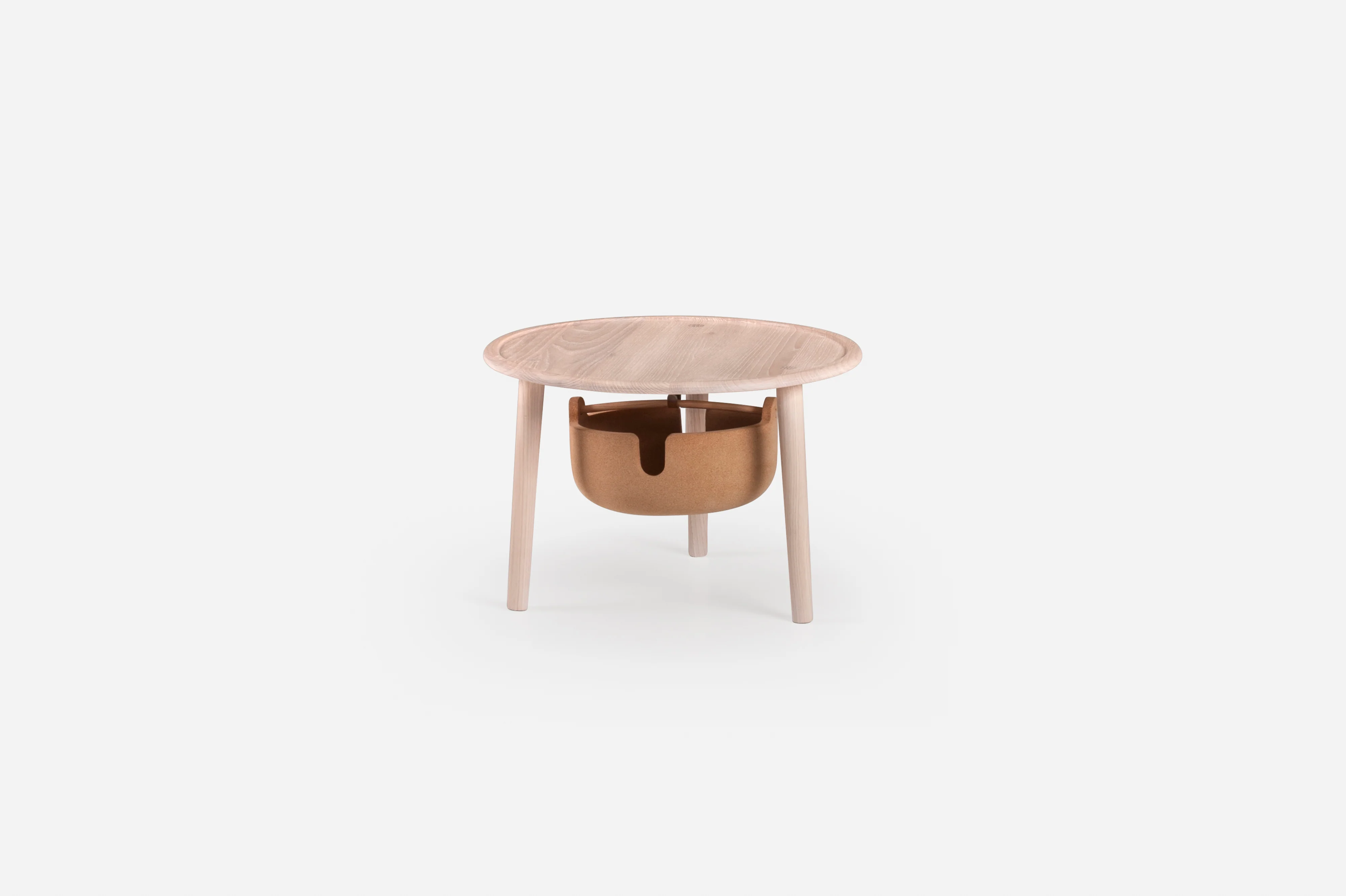 DE LA ESPADA STUDIOILSE COMPANIONS LOW BEDSIDE TABLE Ø18" x H12”
