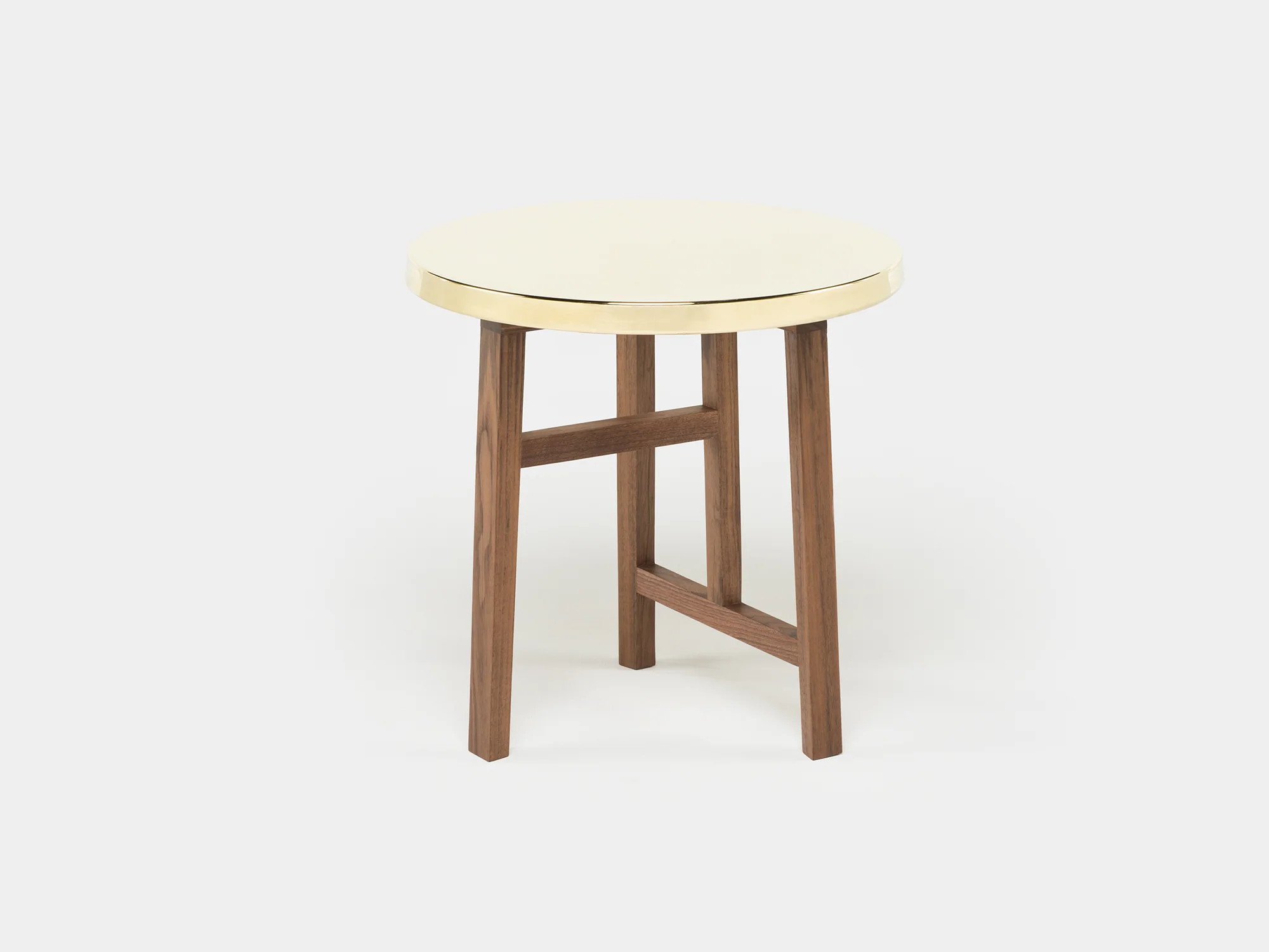 DE LA ESPADA NERI & HU TRIO SIDE TABLE / BRASS Ă17.75" x H17.75"