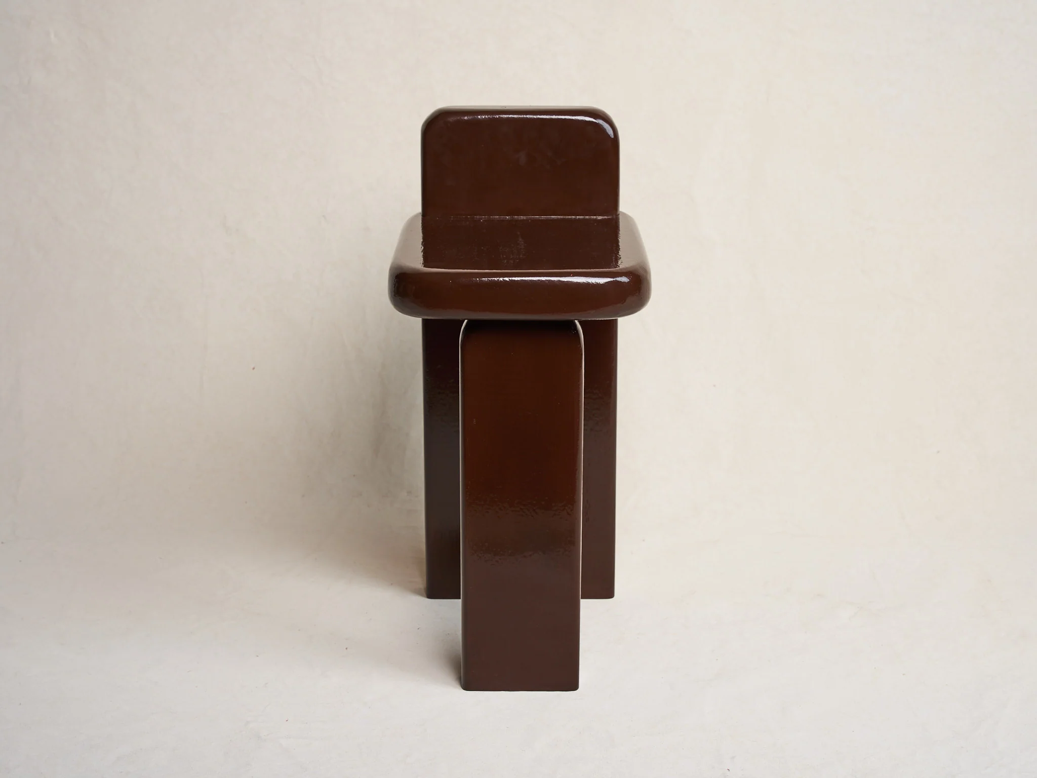 DESTROYERS BUILDERS LACQUERED STOOL H23" x D16" x W10.5" - Image 3