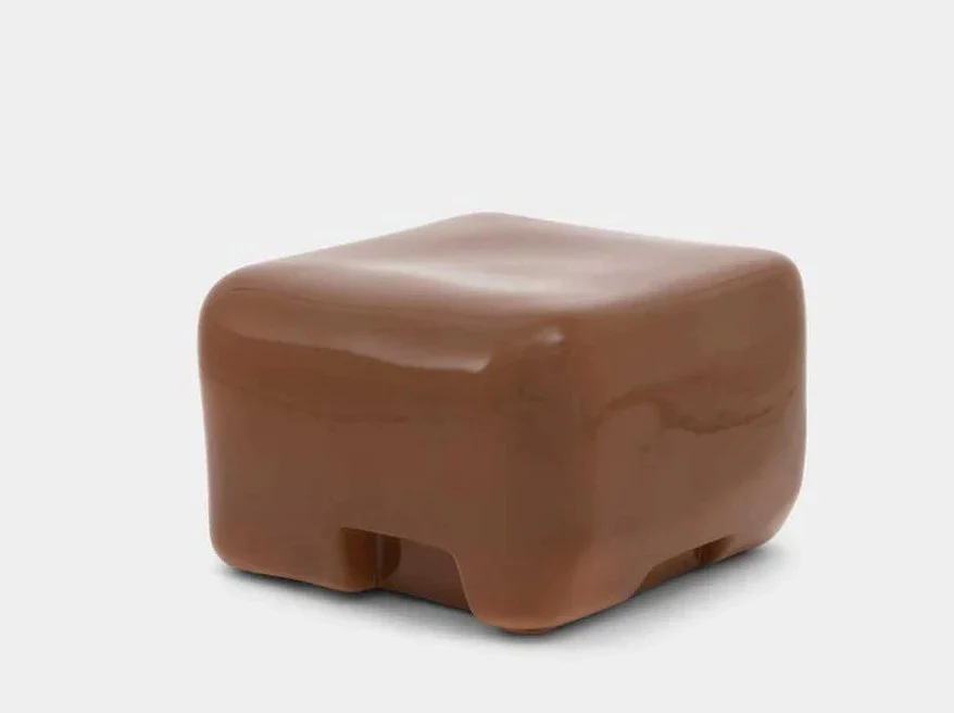 FAYE TOOGOOD COBBLE CERAMIC LOW SIDE TABLE / STOOL H13" x W20.5" x D20.5" - Image 4